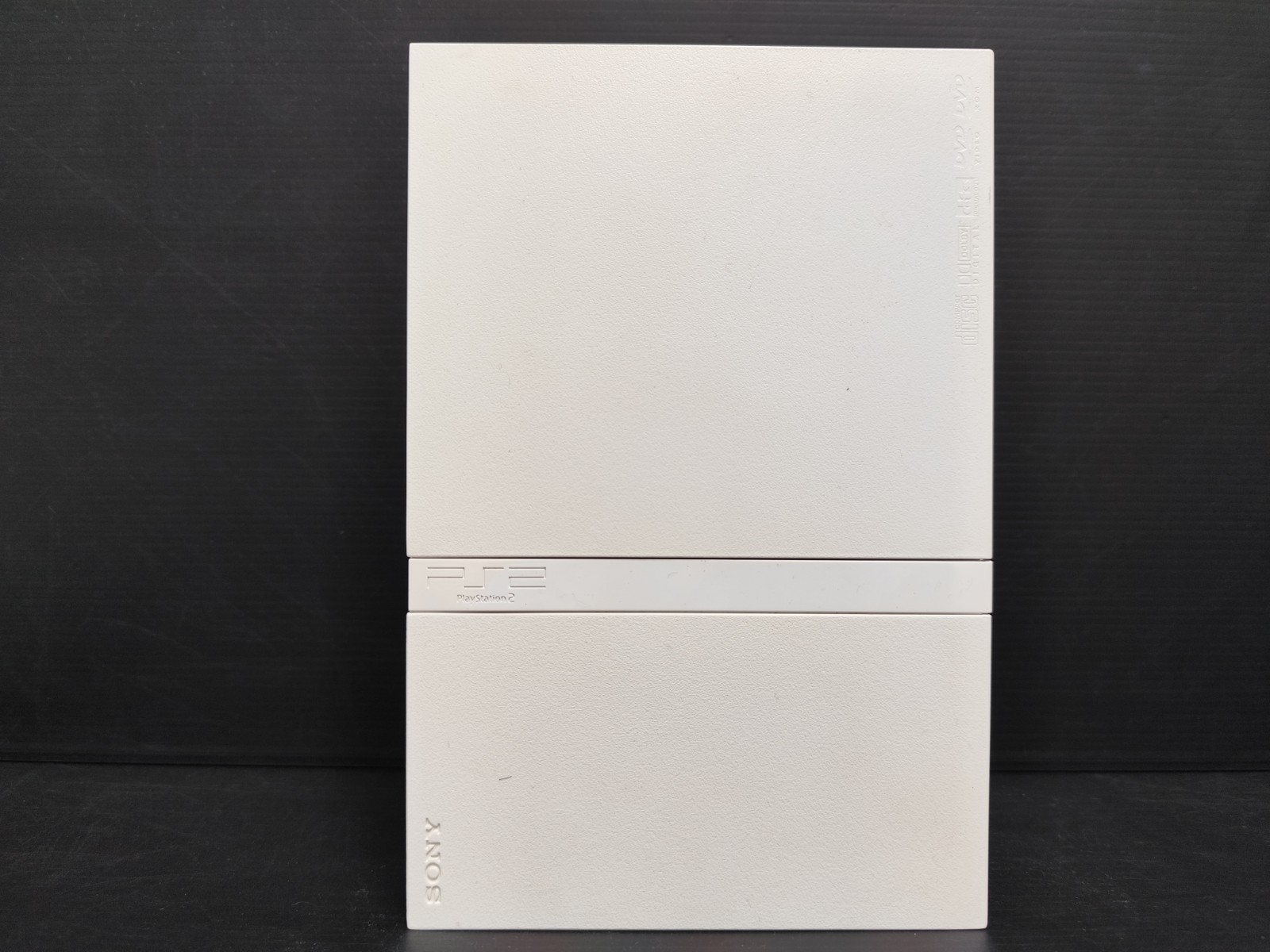 E+ «Region Free» Playstation2 PS2 Slim Console SCPH-75000 Ceramic White Note A
