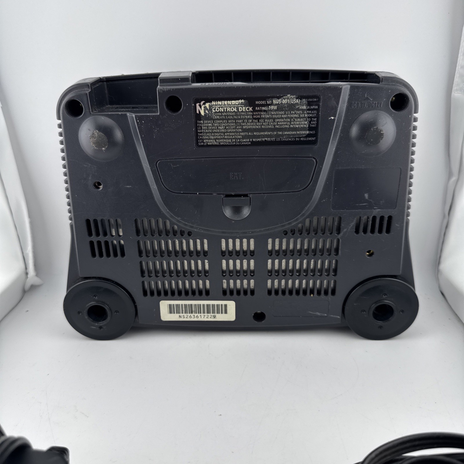 Nintendo 64 System 32MB Home Console – Charcoal Gray Console Only Tested