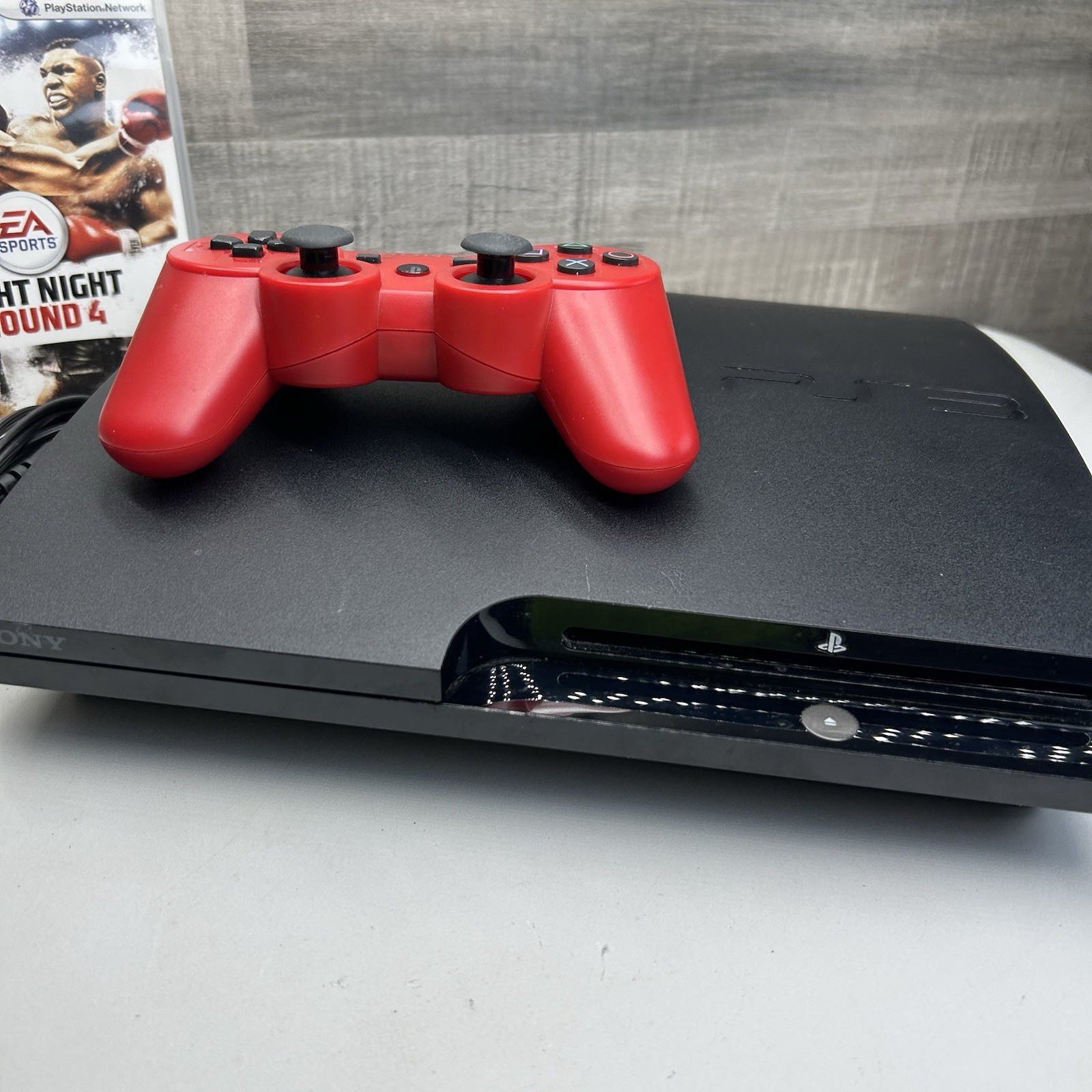 Sony PlayStation 3 PS3 Slim 120GB CECH-2101A Black Console Controller