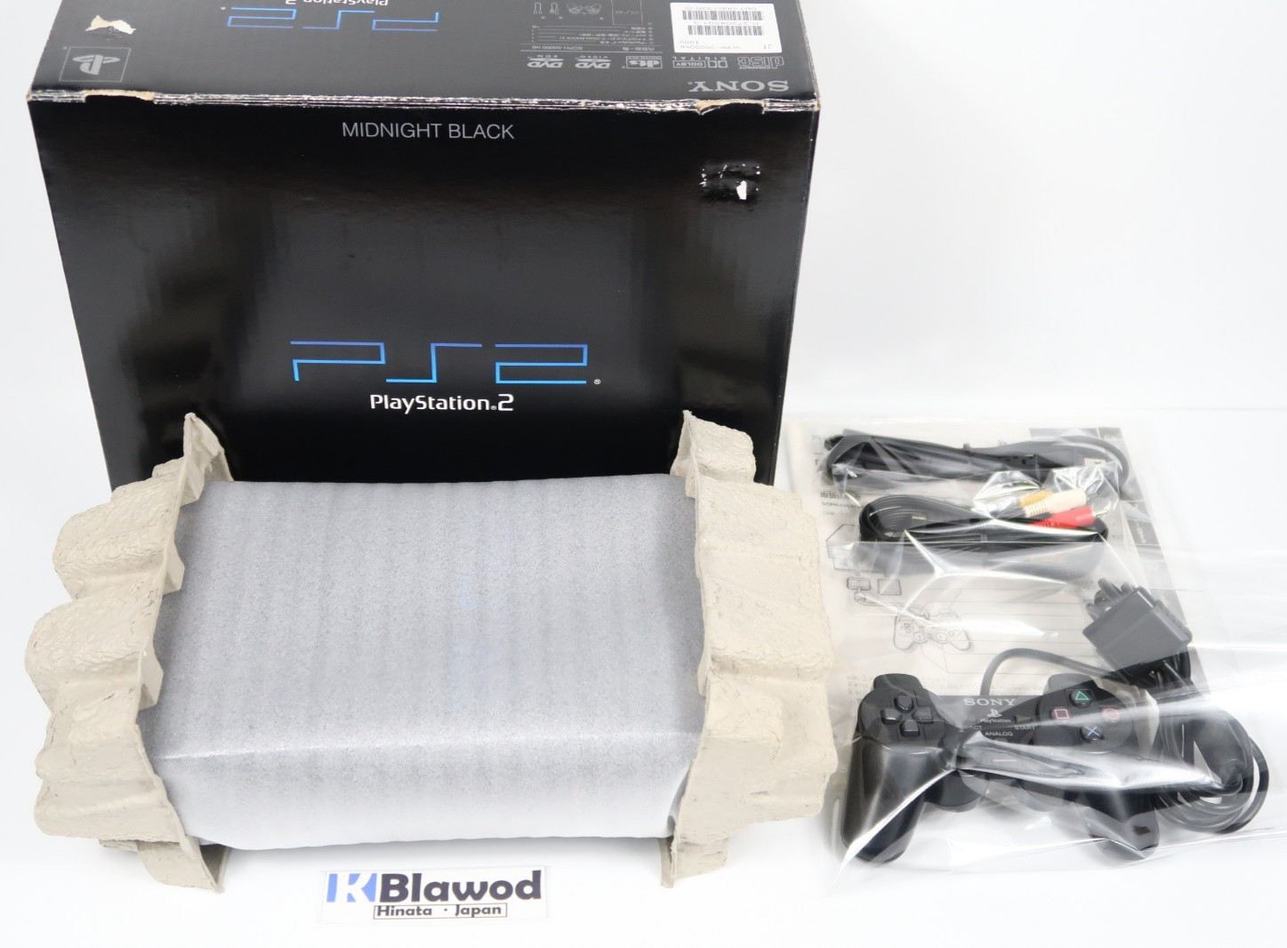 SONY PlayStation2 PS2 SCPH-50000 NB Midnight Black Console Tested F/S Fedex