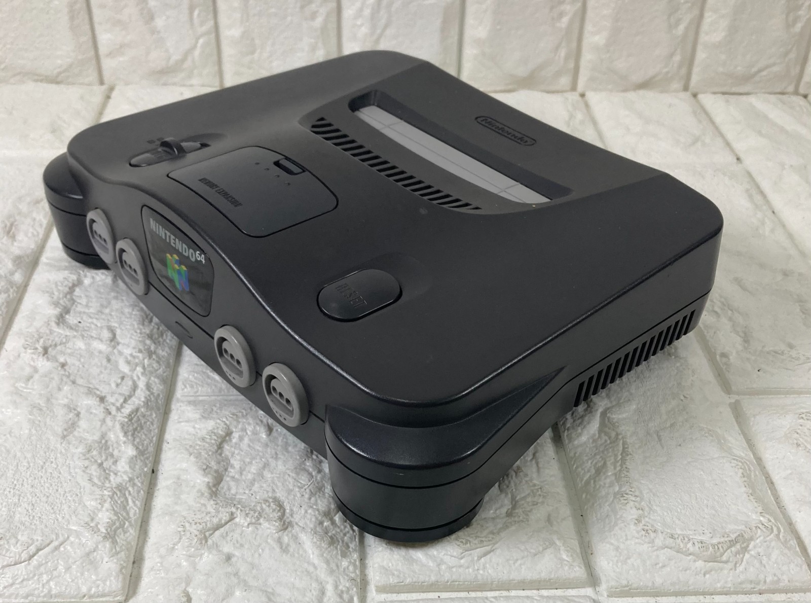 Nintendo 64 N64 Console Black 2 Controllers Expansion Pack 10 Games USA/JPN #016