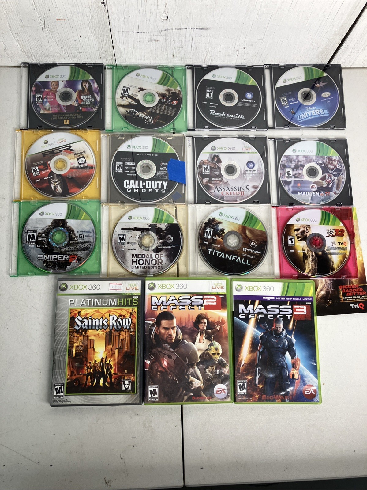 Xbox 360 S Slim Bundle 1439 Console 250GB 15 Games GTA IV Episodes Liberty City