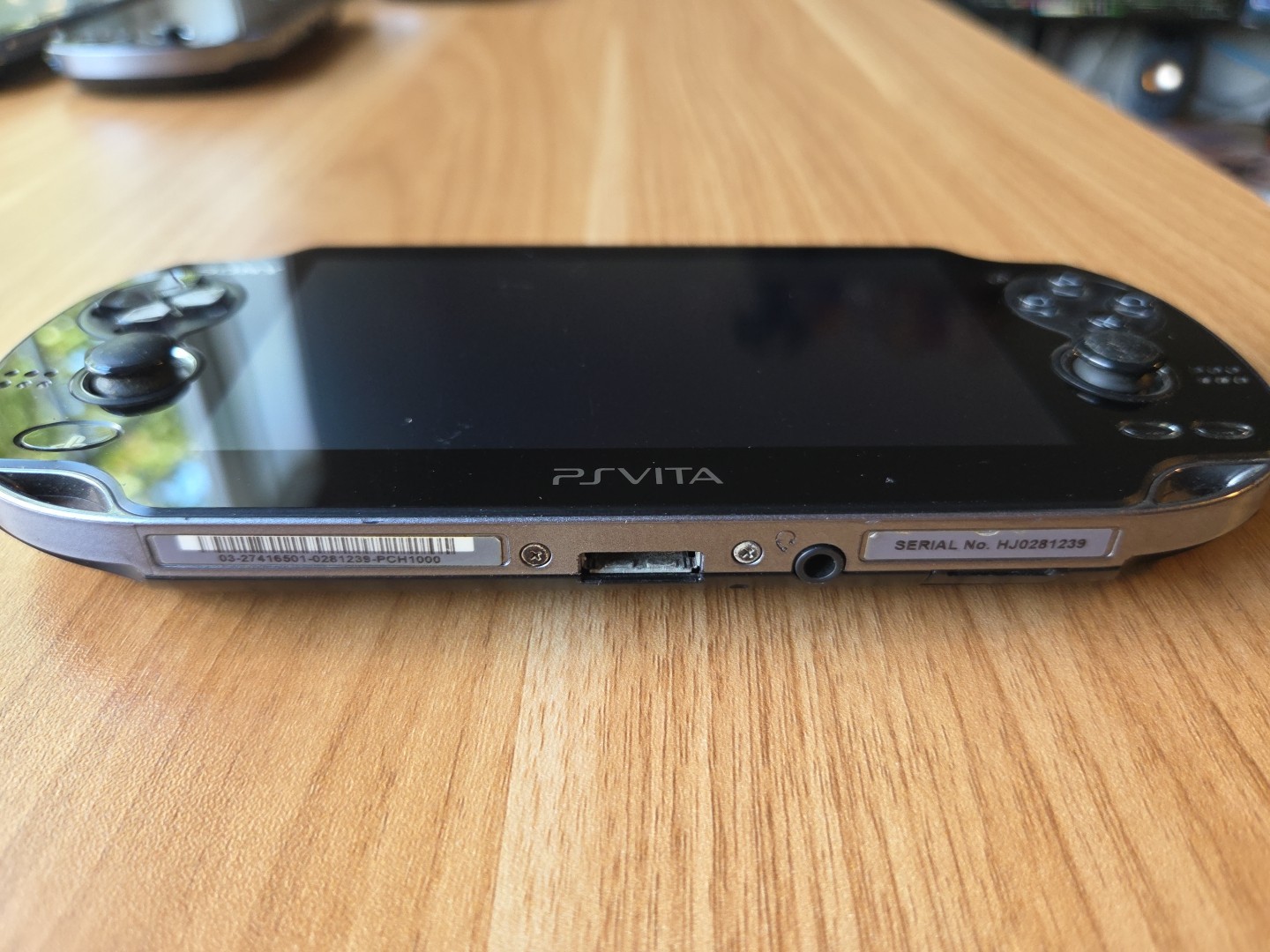 PlayStation PS VITA Console Wi-Fi Model Crystal Black PCH-1000 ZA01 US SELLER