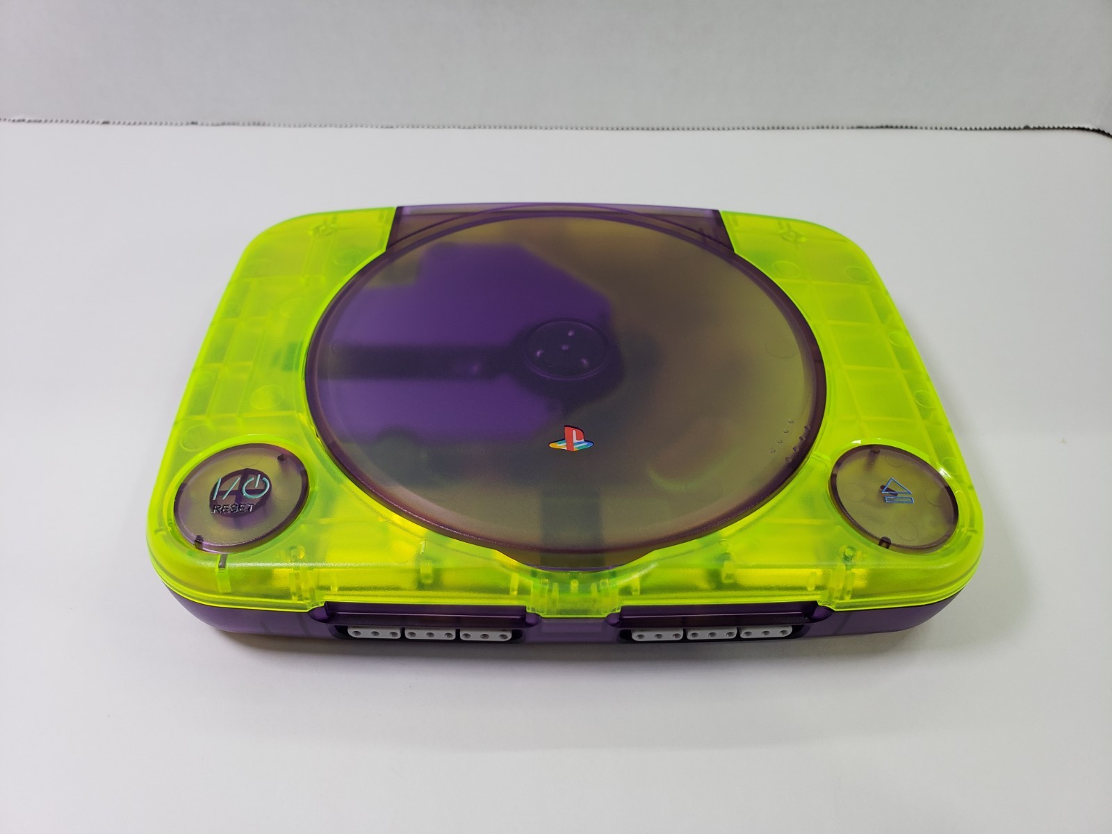 Custom Sony PSOne Video Game Console SCPH-101 Translucent Shell, Console Only
