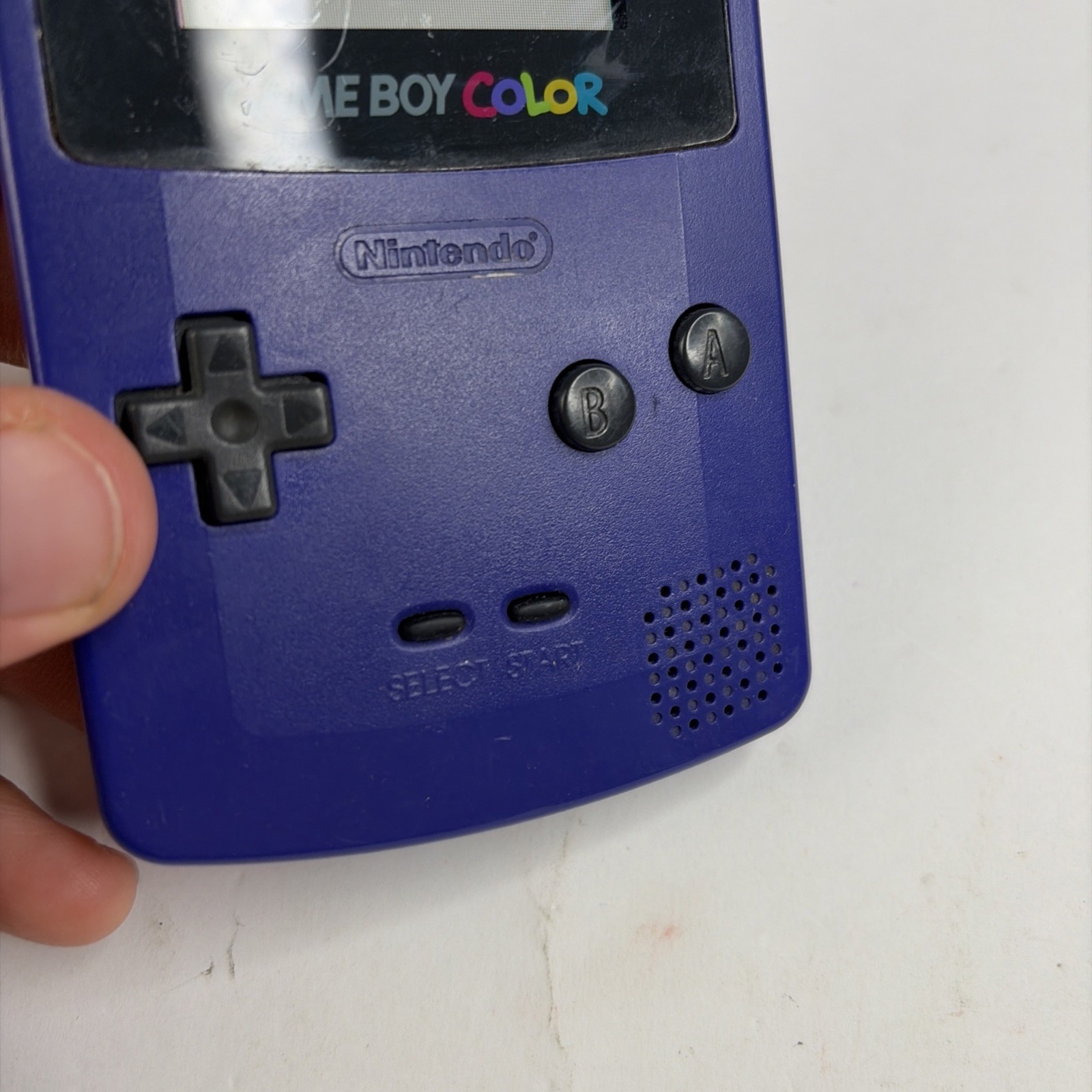 Nintendo Gameboy Boy Color Grape Purple Console Parts Repair! CGB-001 OEM