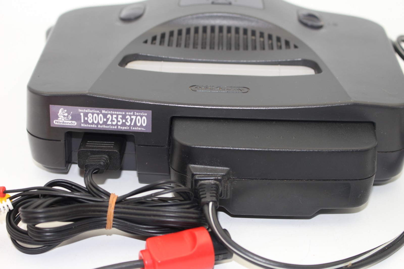 Nintendo 64 Gray Console NUS-001(USA) NTSC-U/C w/ Controller & Cables Tested