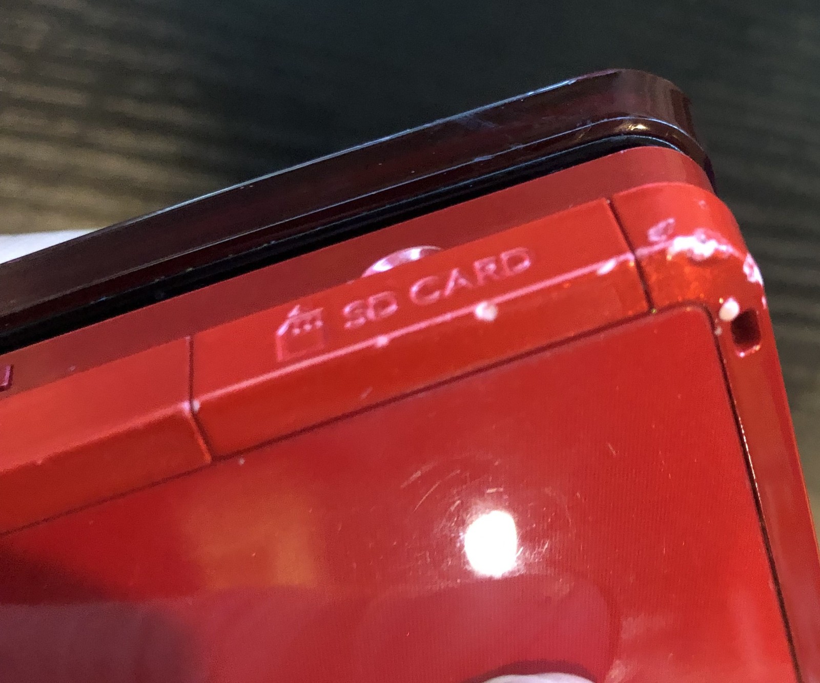 Nintendo 3DS Flame Red CTR-001 Handheld Console — Fully Tested
