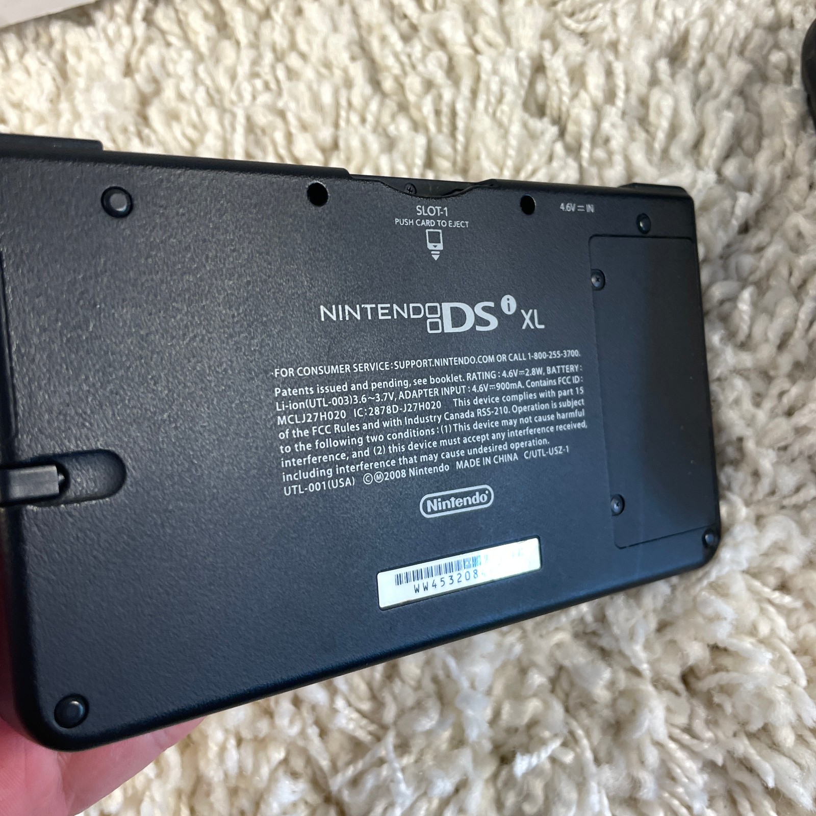 Nintendo DSi XL Midnight Blue Handheld Console System UTL-001 Complete in Box