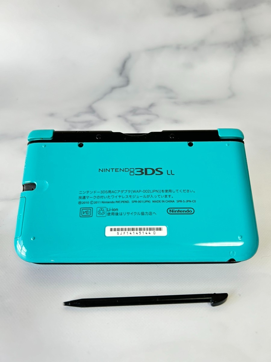 Nintendo 3DS XL LL region free Limited Pack Turquoise x Black console