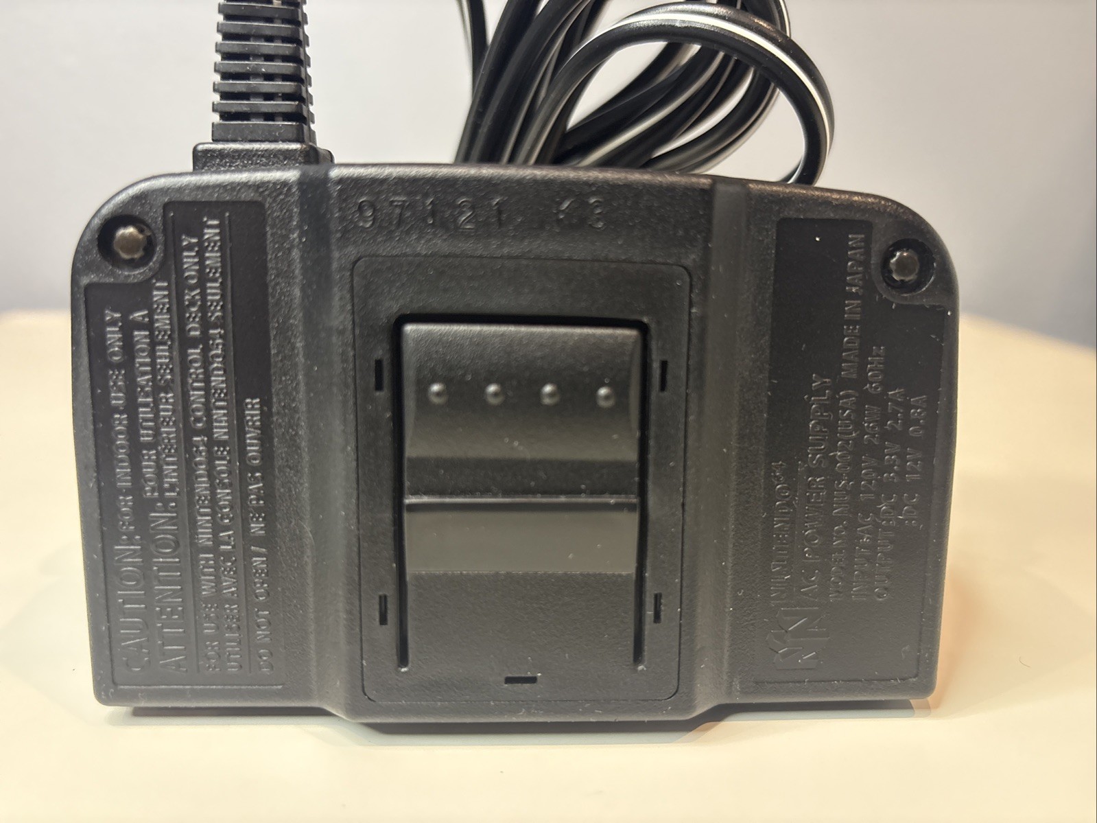 Nintendo 64 N64 Home Console (Charcoal Gray, NUS-001) Fully Tested, OEM Parts