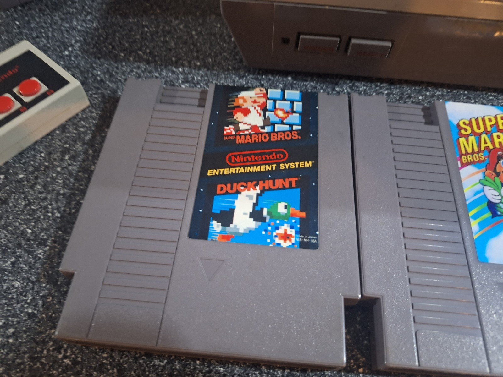 Original NES Nintendo Console Bundle ZELDA MARIO TRILOGY GREAT Games TESTED
