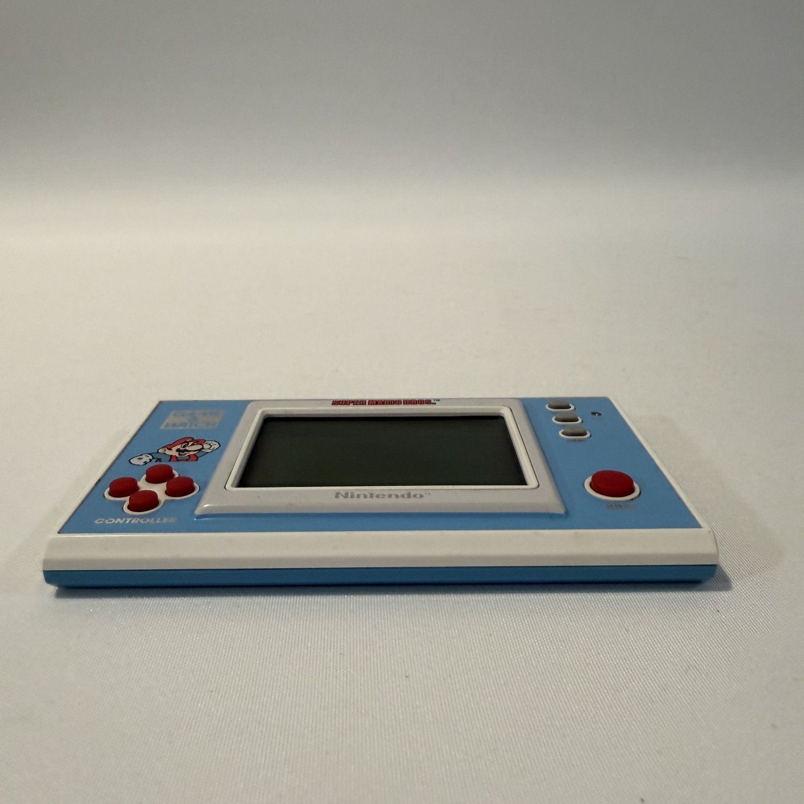 Nintendo Game & Watch 1988 Super Mario Bros Blue Handheld Tested Working Console
