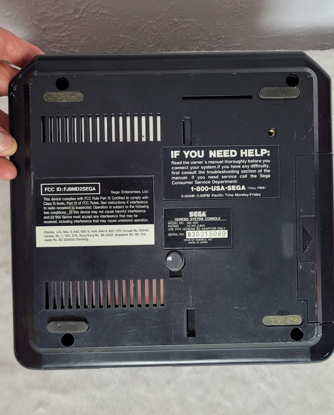 Sega Genesis Console System With Controller Model MK-1631
