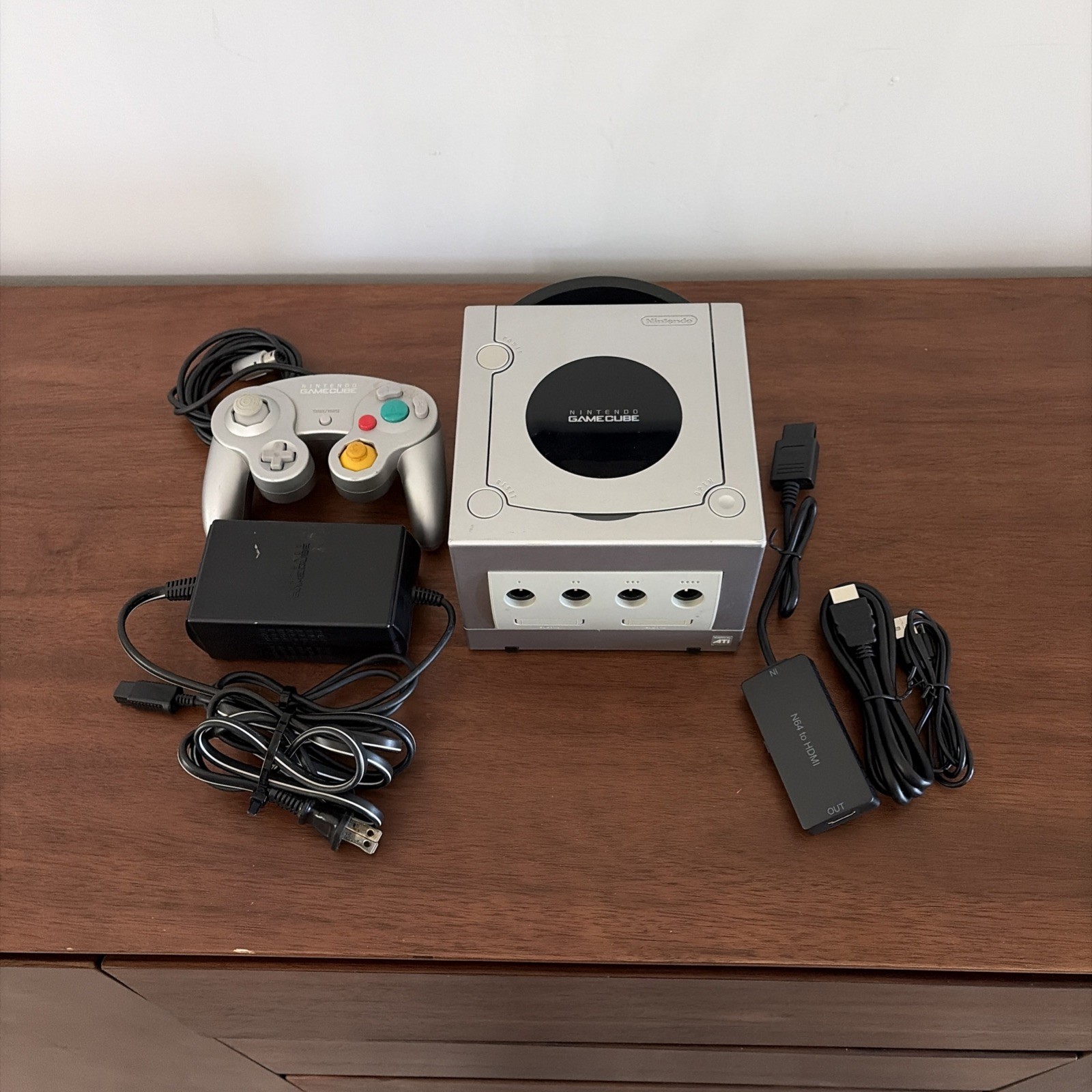 Nintendo GameCube Console, Controller Model DOL-101 Tested W/HDMI Adapter
