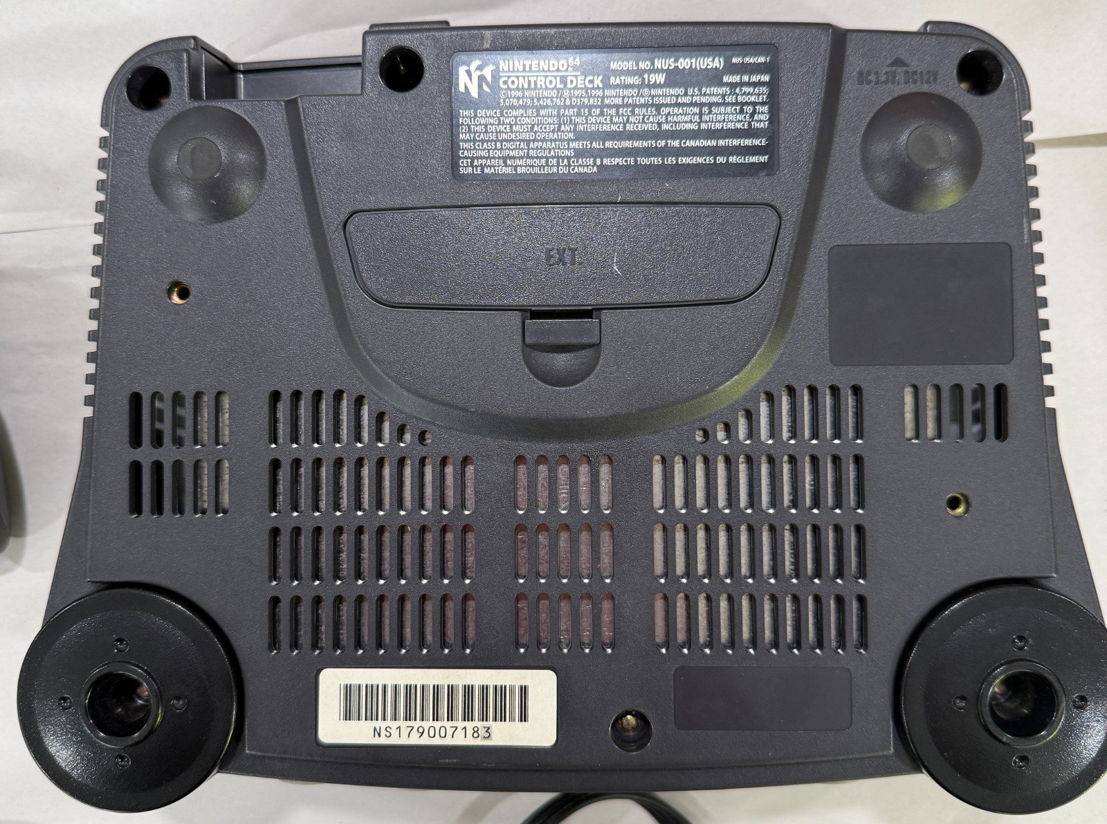 Nintendo 64 Video Game Console – Working – Includes OEM Cables, Controller