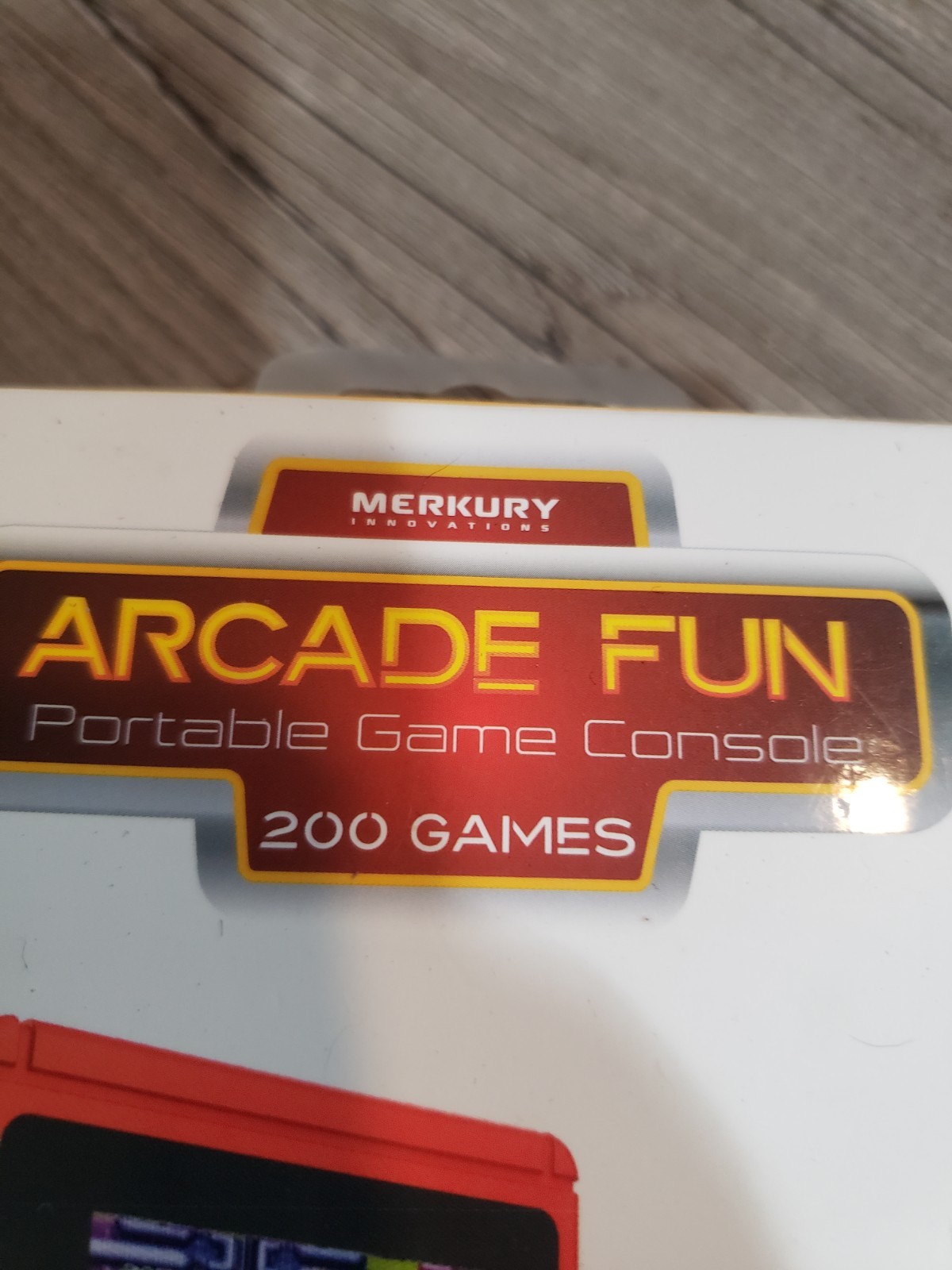 Merkury Arcade Fun Portable Game Console 200 Games Red Handheld Tested