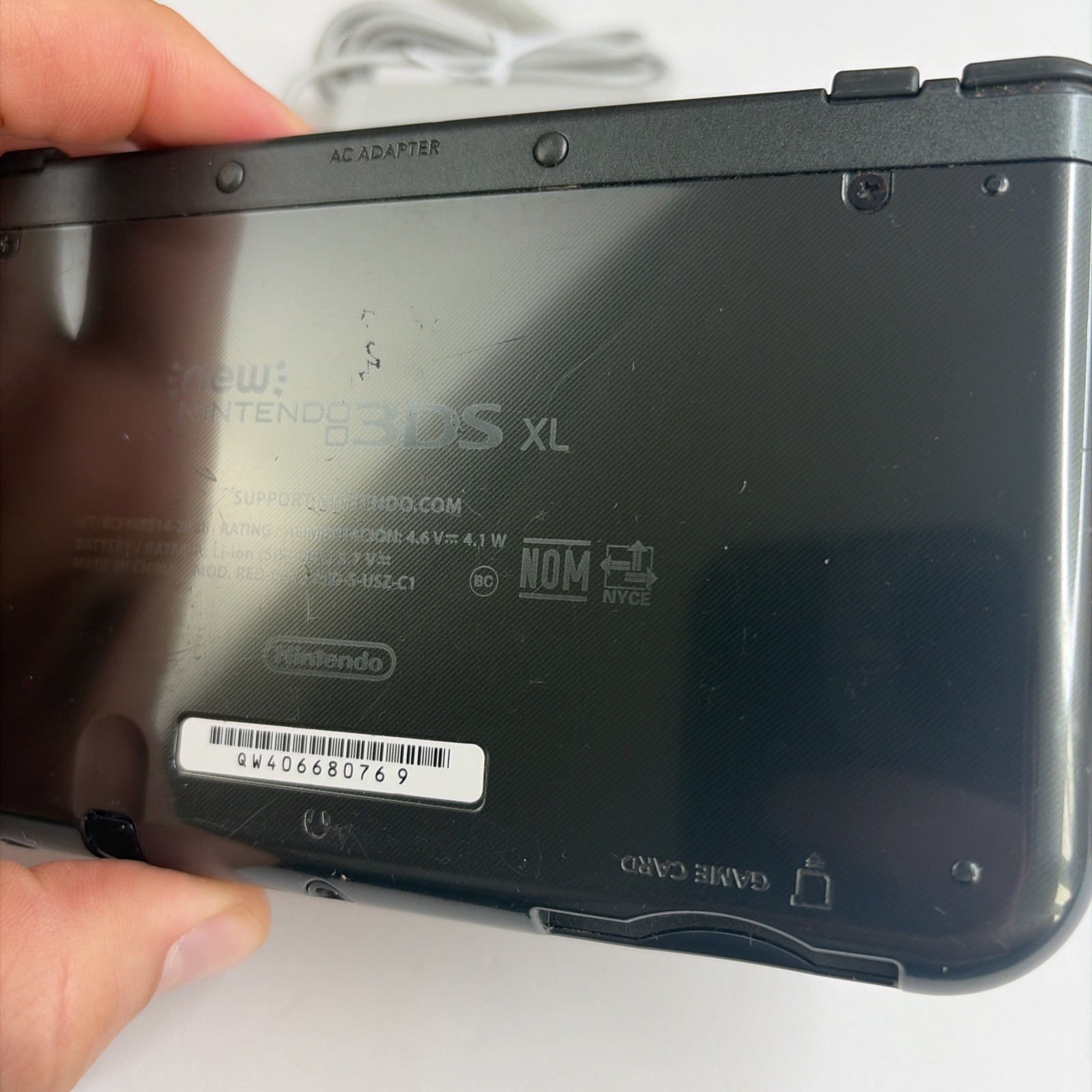 New Nintendo 3DS XL Gray Black Console, Top IPS Charger Stylus US Version