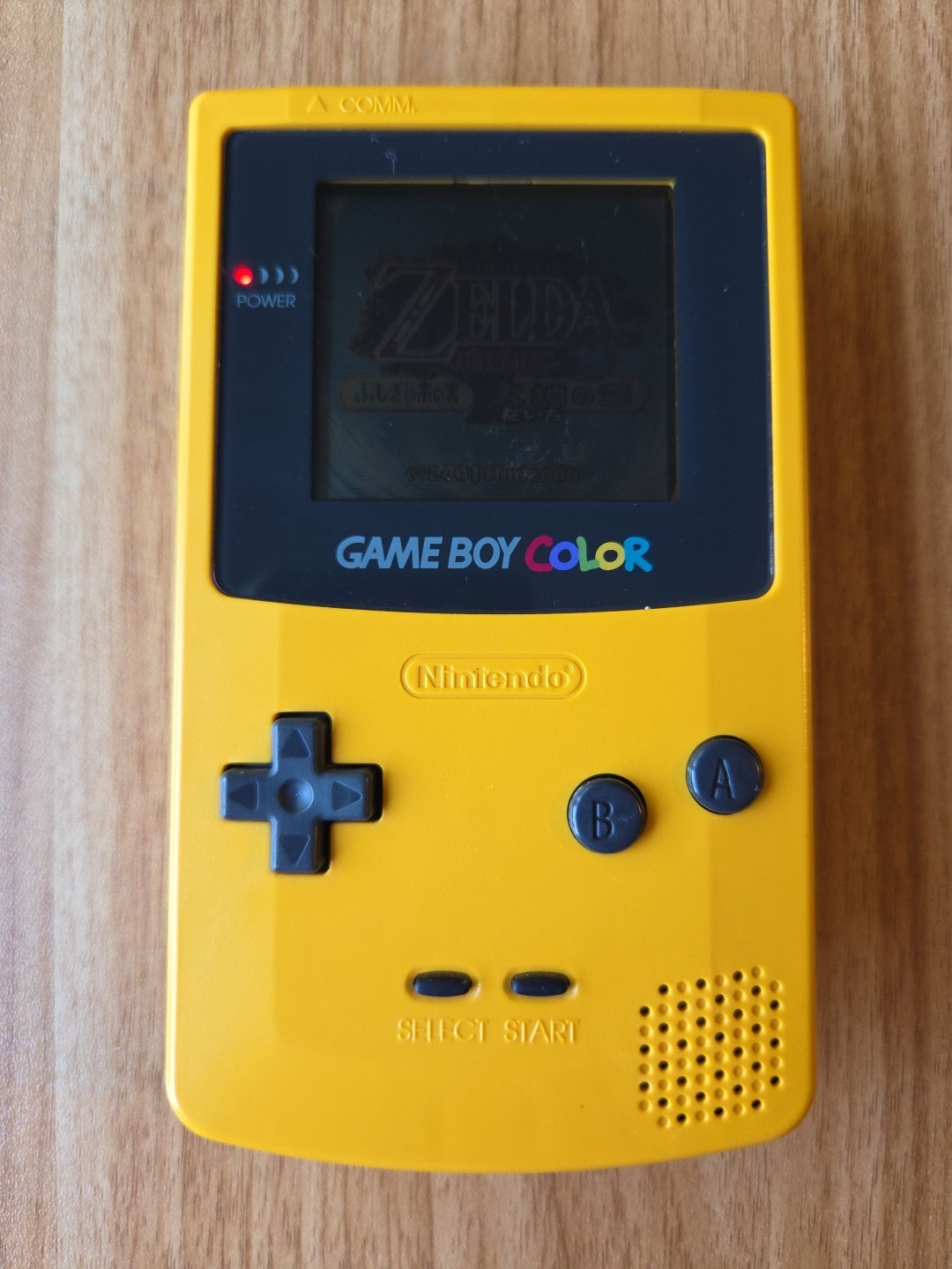 Nintendo Gameboy Color GBC Yellow Dandelion Handheld Console System CGB-001