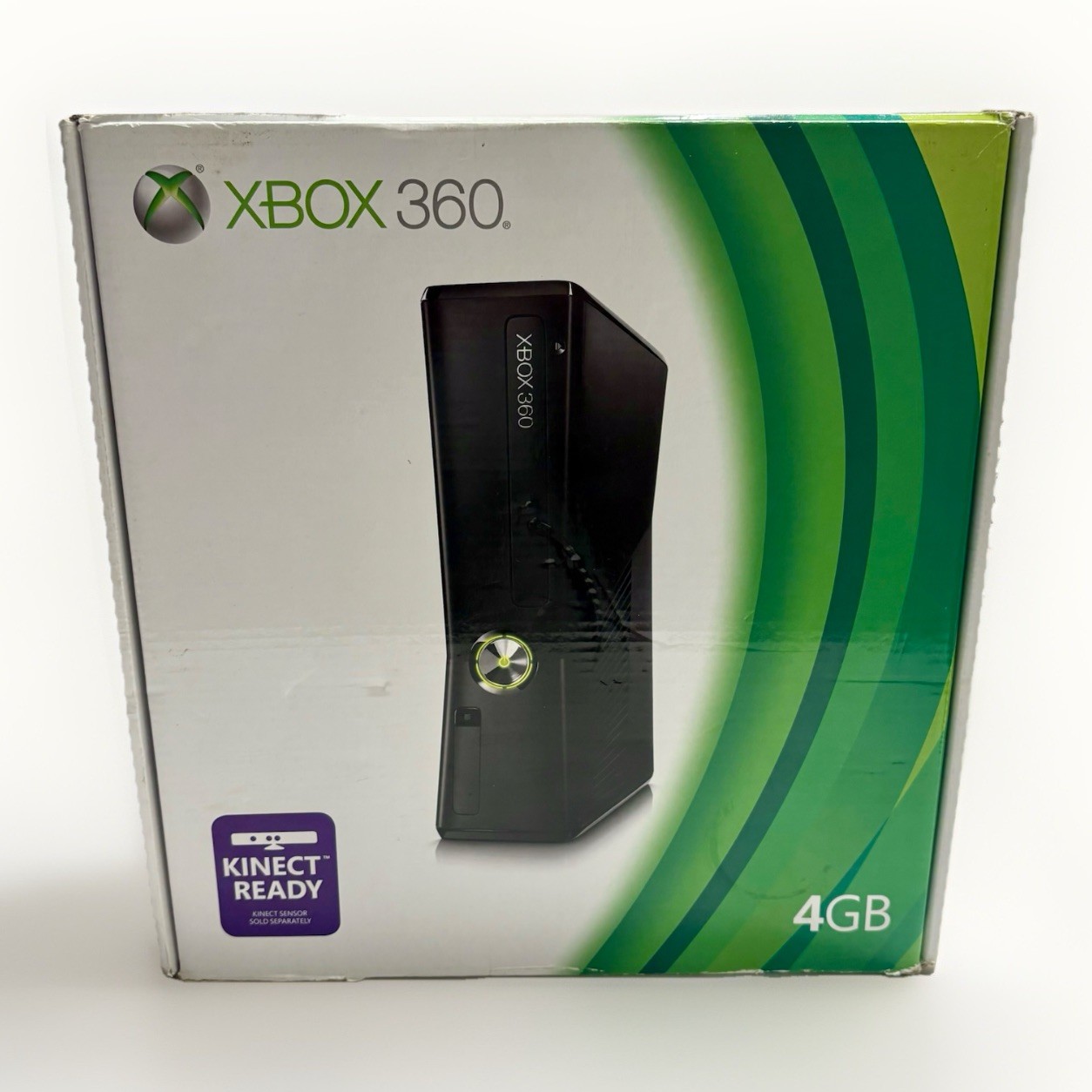Microsoft Xbox 360 S 4GB Console In Box Matte Black 3 Games Bundle