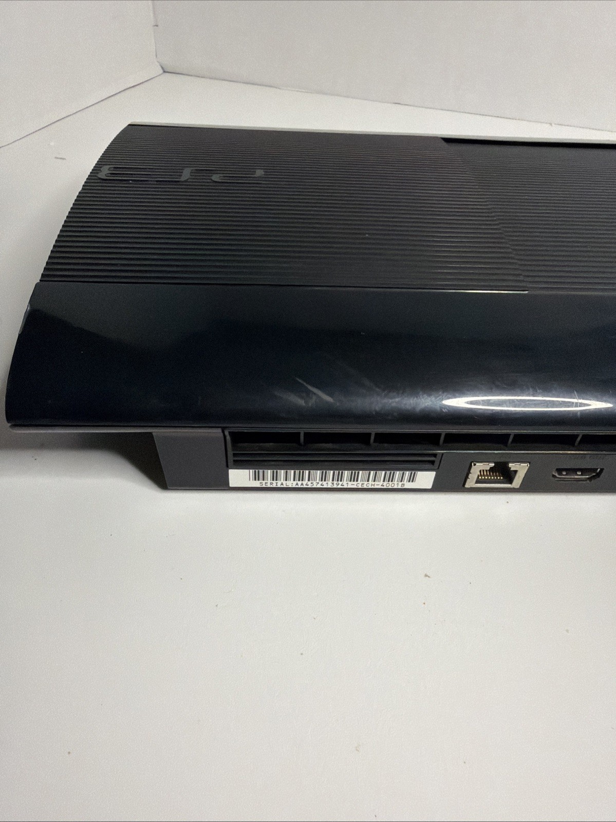 Playstation 3 PS3 Super Slim CECH-4001B 250GB System Console Only TESTED