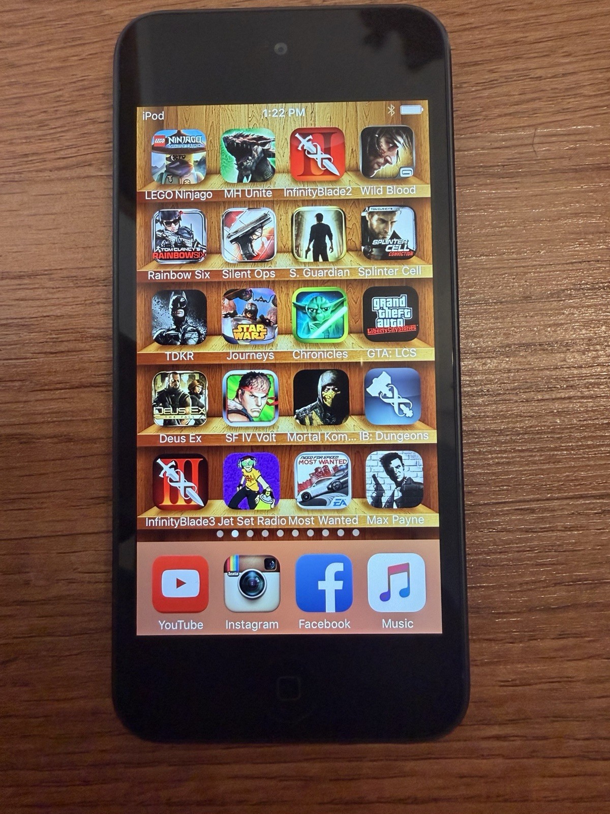 180 Rare Games ipod Touch 5th Infinity Blade Halo Resident Evil Lego Bully GTA