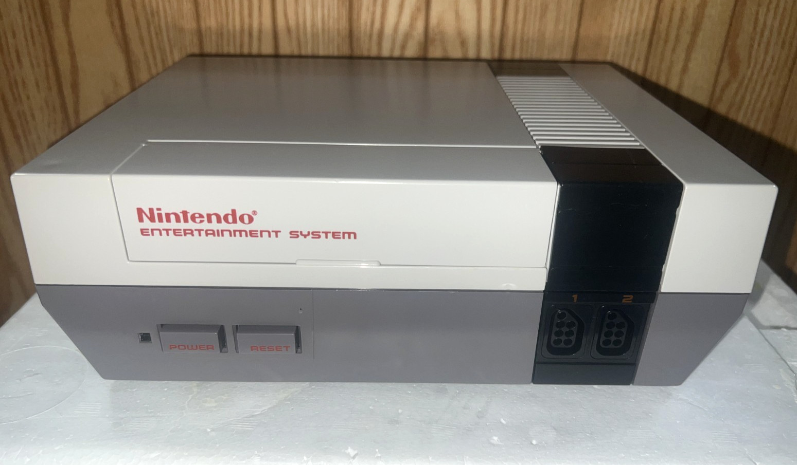 1986 Nintendo NES CONTROL DECK Super MARIO Bros. BOX Set SERVICED +TESTED! NICE!
