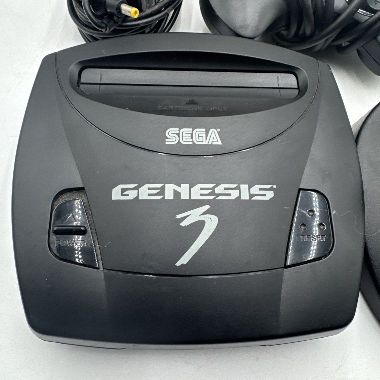 Sega Genesis 3 Console Bundle 6 Game Cartridge Power RCA SG-6 In Box Tested!