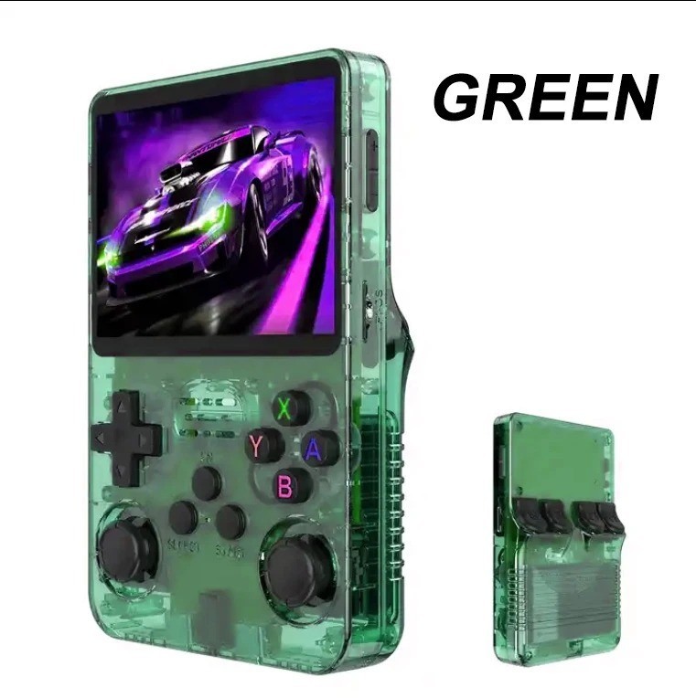 R36S Retro Handheld Game Console 3.5″ IPS Screen 64GB 128 GB Portable