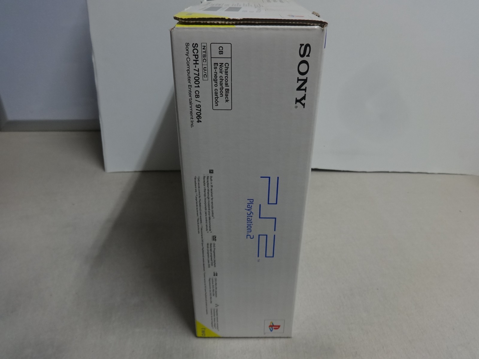 OEM Sony PS2 SLIM Video Game System Playstation-2 SCPH-77001 MINTY CIB Console