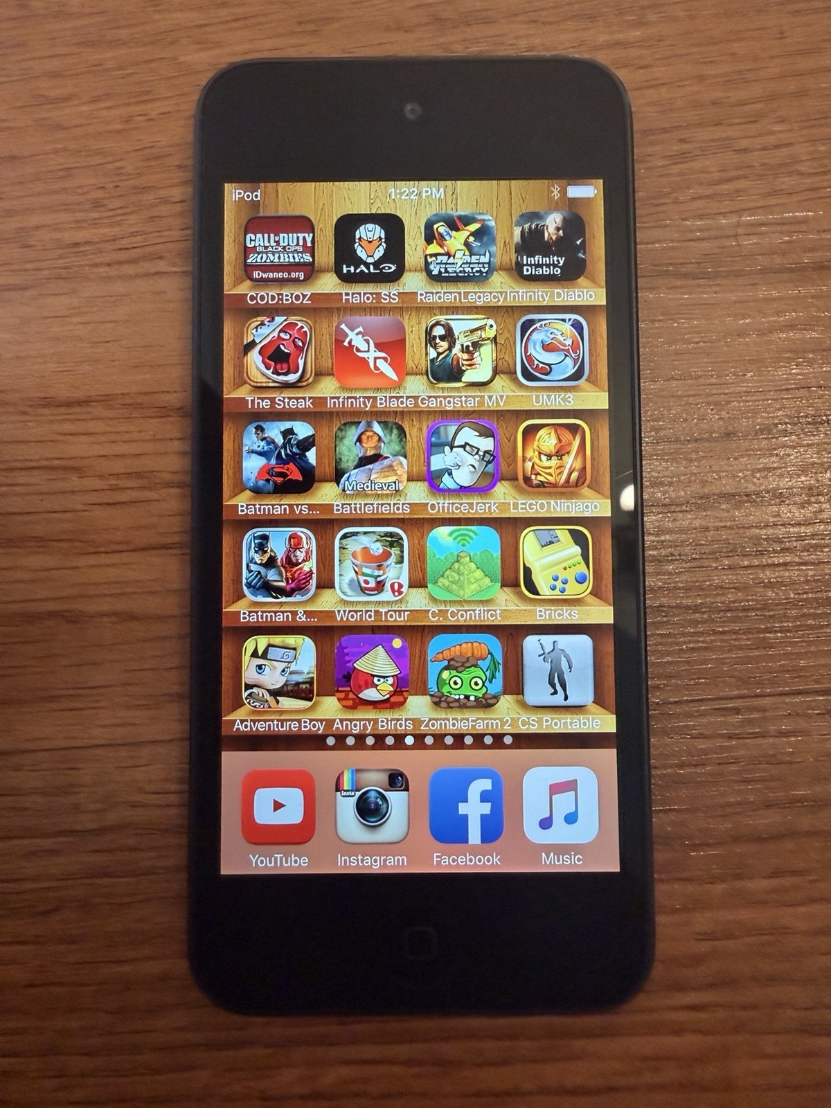 180 Rare Games ipod Touch 5th Infinity Blade Halo Resident Evil Lego Bully GTA