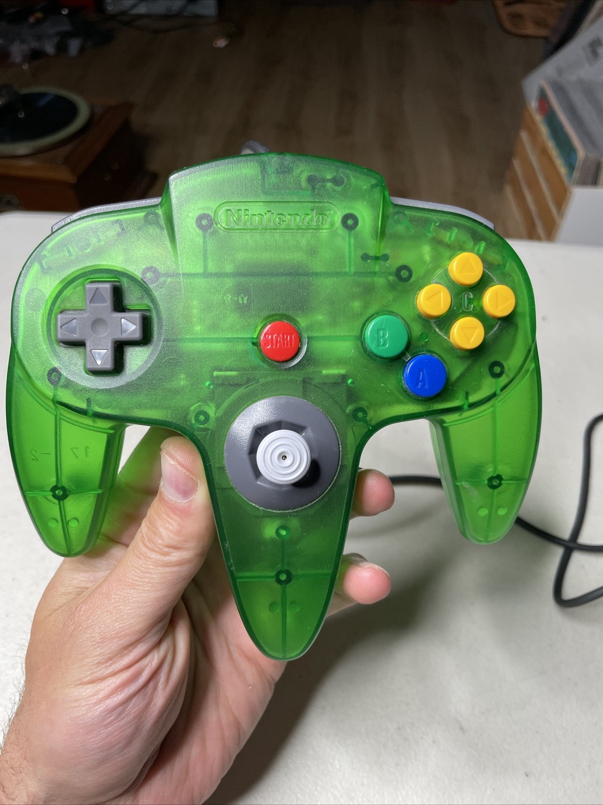 Nintendo 64 Funtatsic Jungle Green Console Tested Working W Controller Expansion