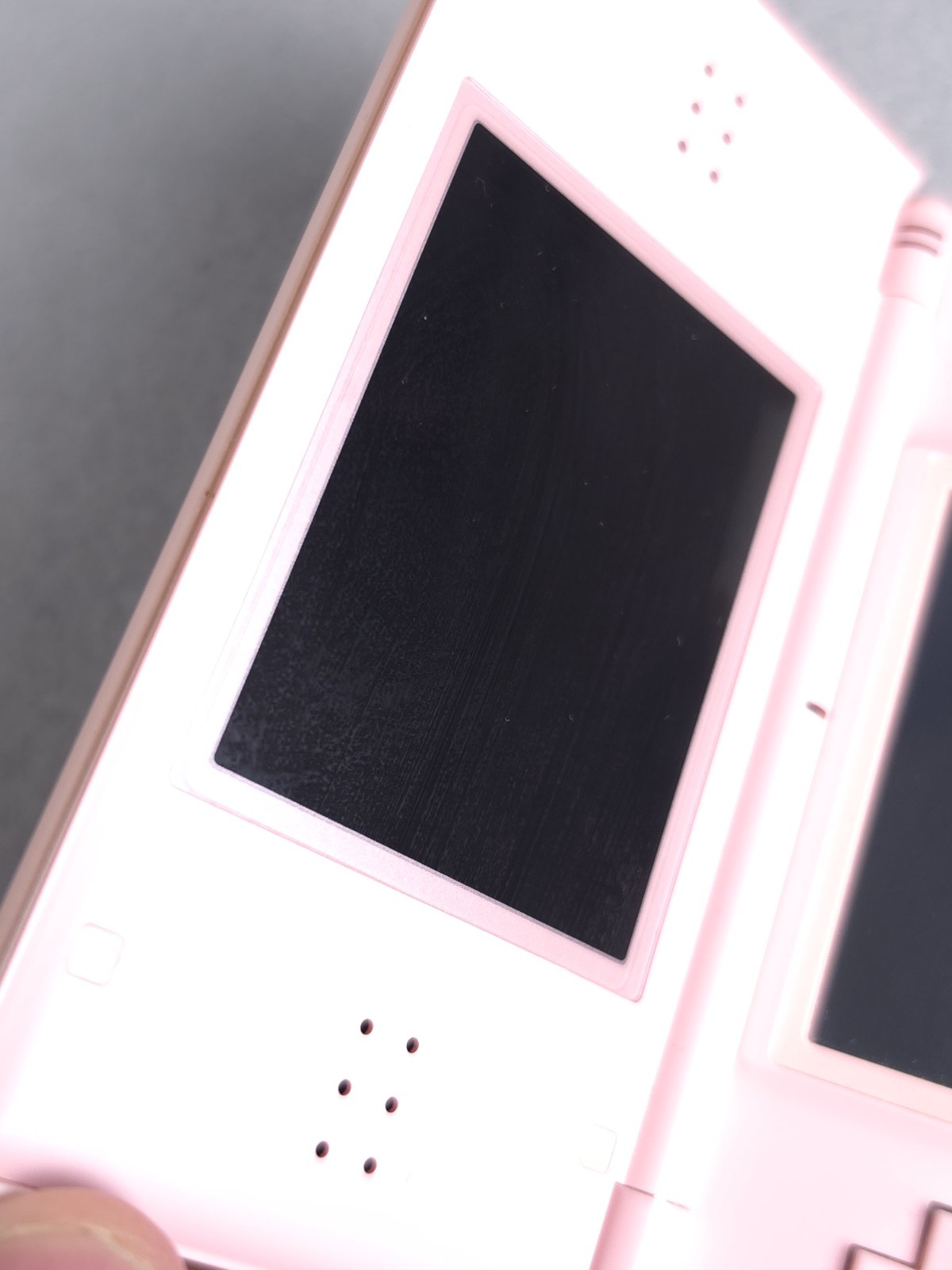 Nintendo DS Lite Console USG-001 with charger – Coral Pink W/6 Games Good Cond.