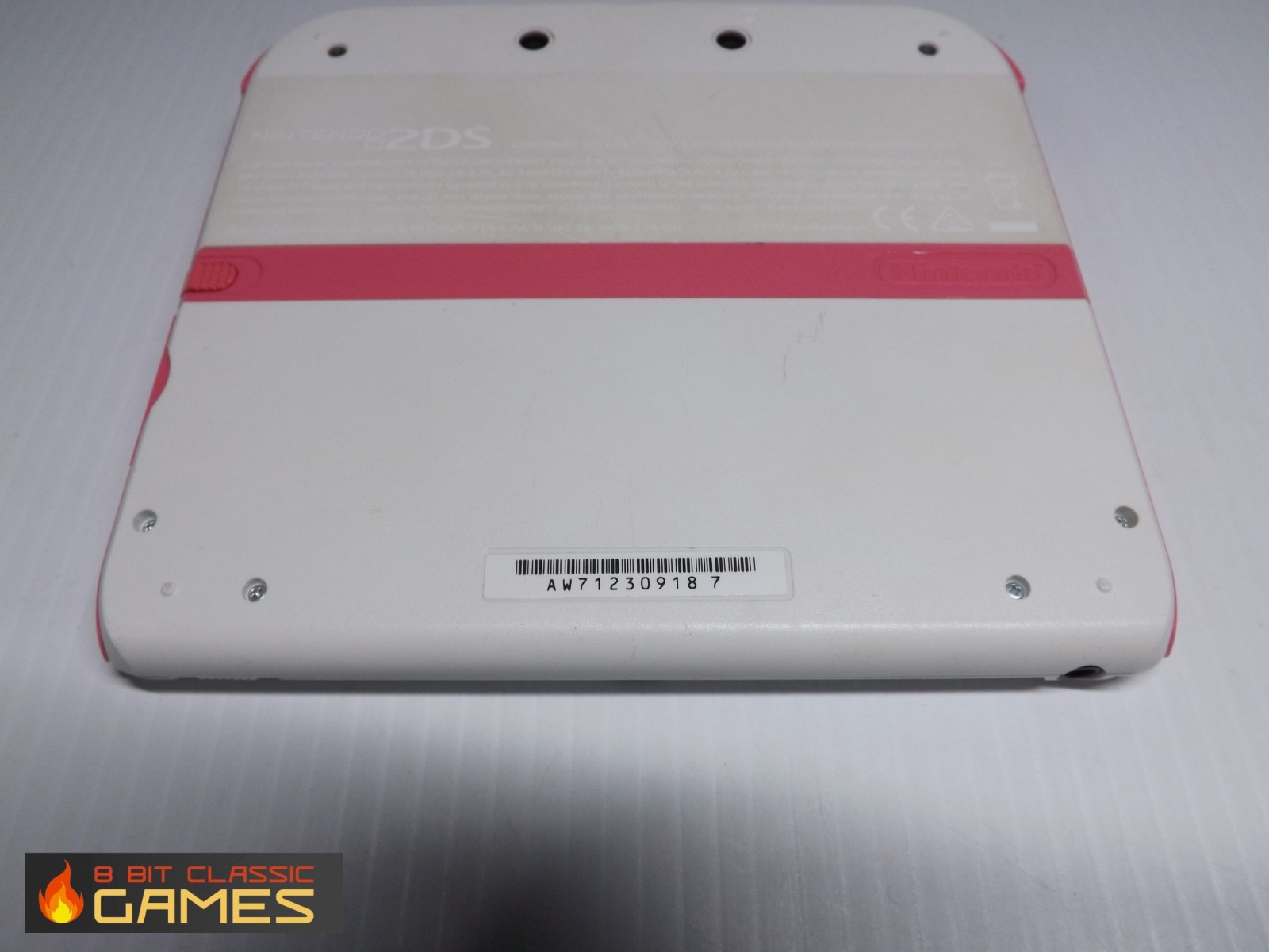 White & Pink Nintendo 2DS System – FAST SHIPPING! 613a