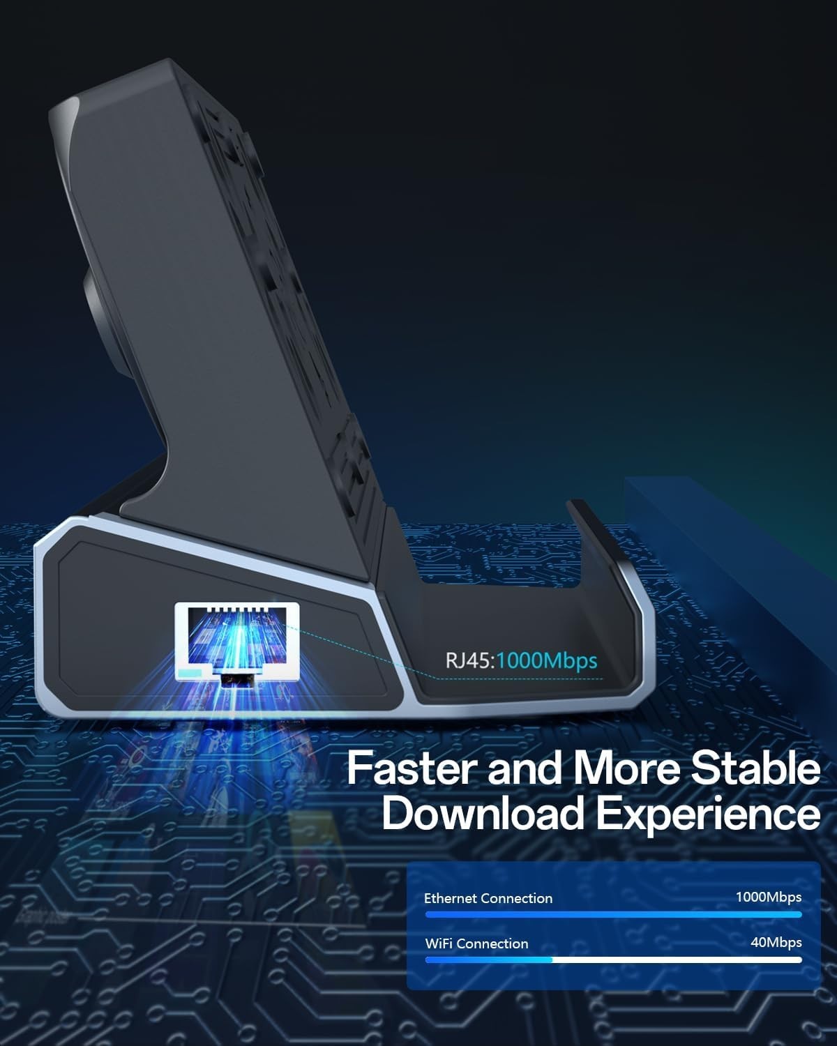 Multi-Device 12-in-1 Docking Station with 4K Output, 6 Ports & Cooling Fans