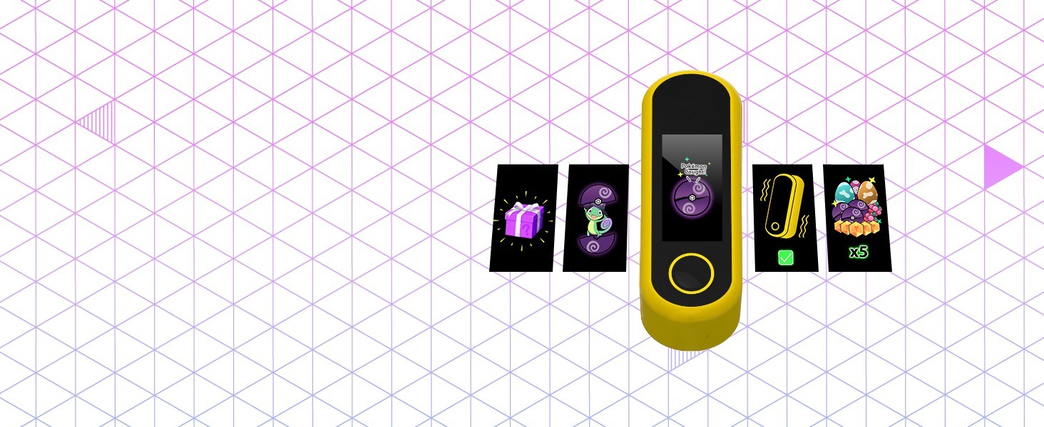 Brook Pocket Auto Catch Carry for Poke Go (Color: Pika Yellow) for Dual Accounts