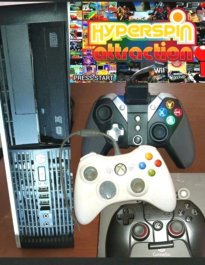 HyperSpin MAME Arcade Gaming Computer – 16TB Hard Drive/ 3 Controllers