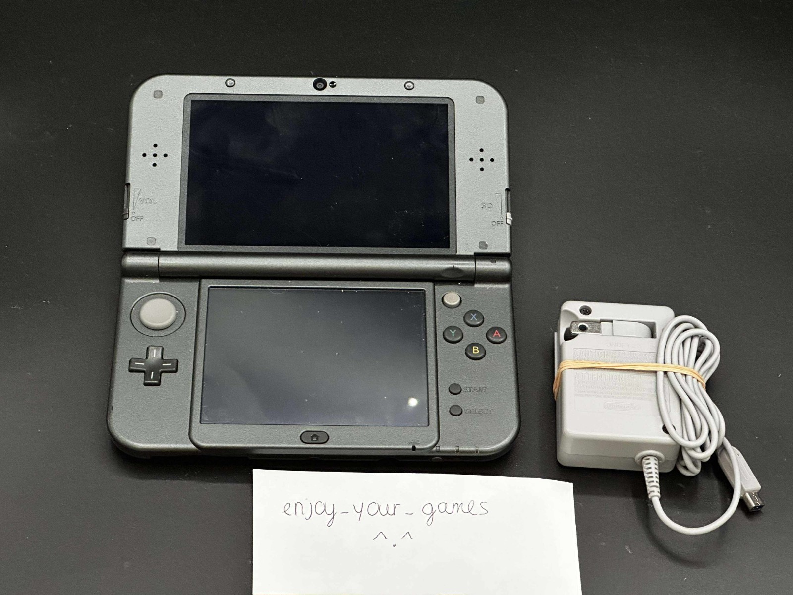 Nintendo New 3DS XL LL Black | English | Charger | USA Seller – SHIP IN 1-DAY