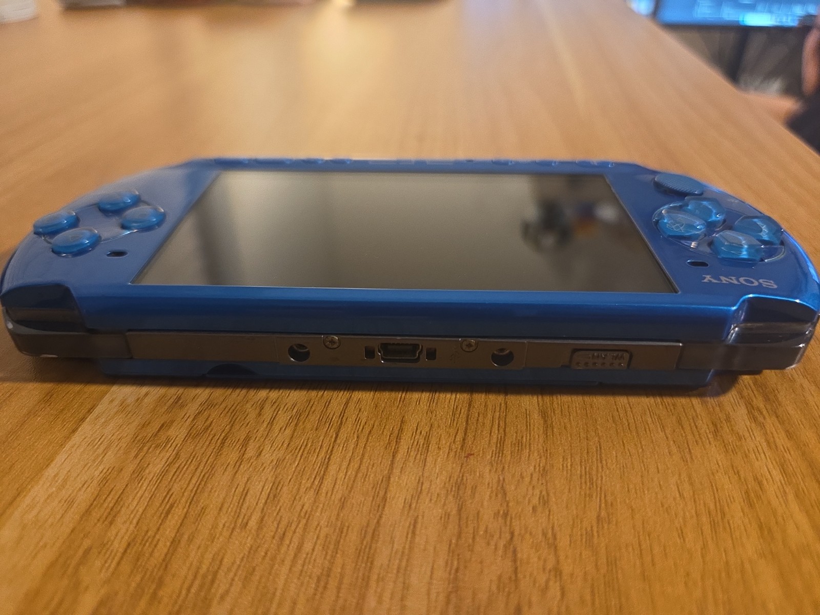 Sony PSP 3000 Vibrant Blue Handheld w/ NEW Battery & Charger