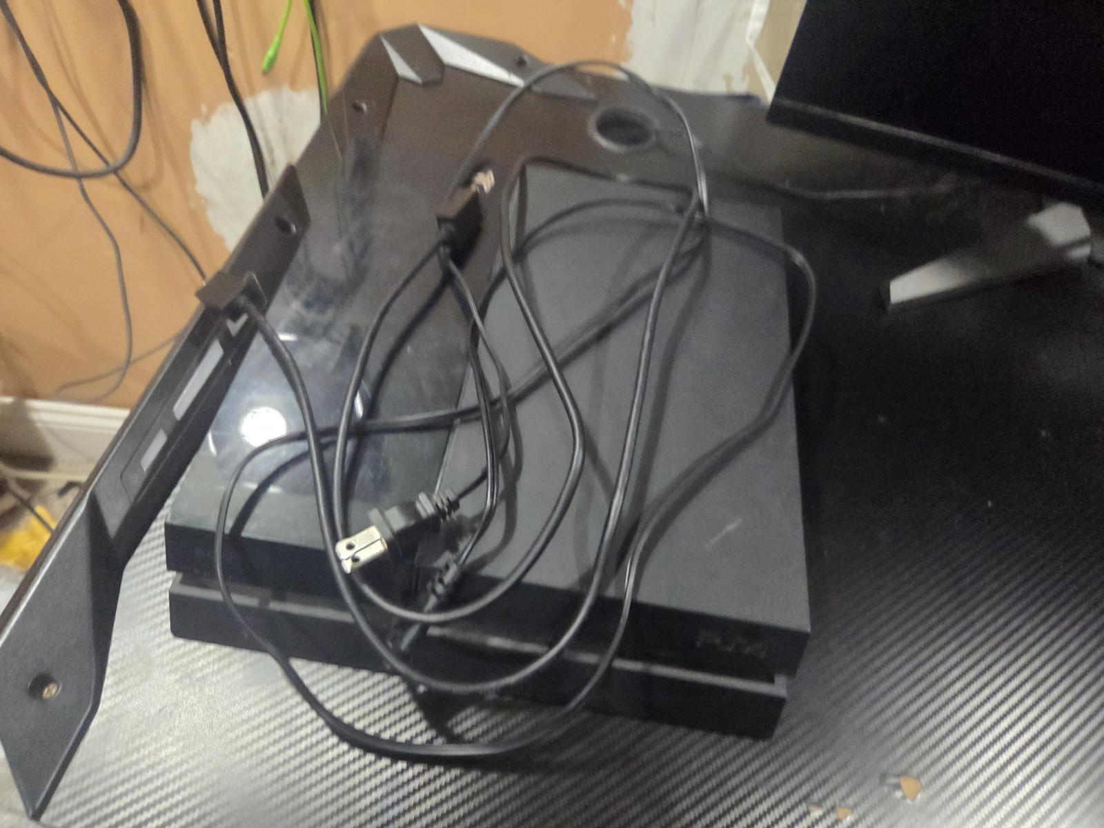 Sony PlayStation 4 PS4 500GB Black Console Tested W/ Power Cord & HDMI