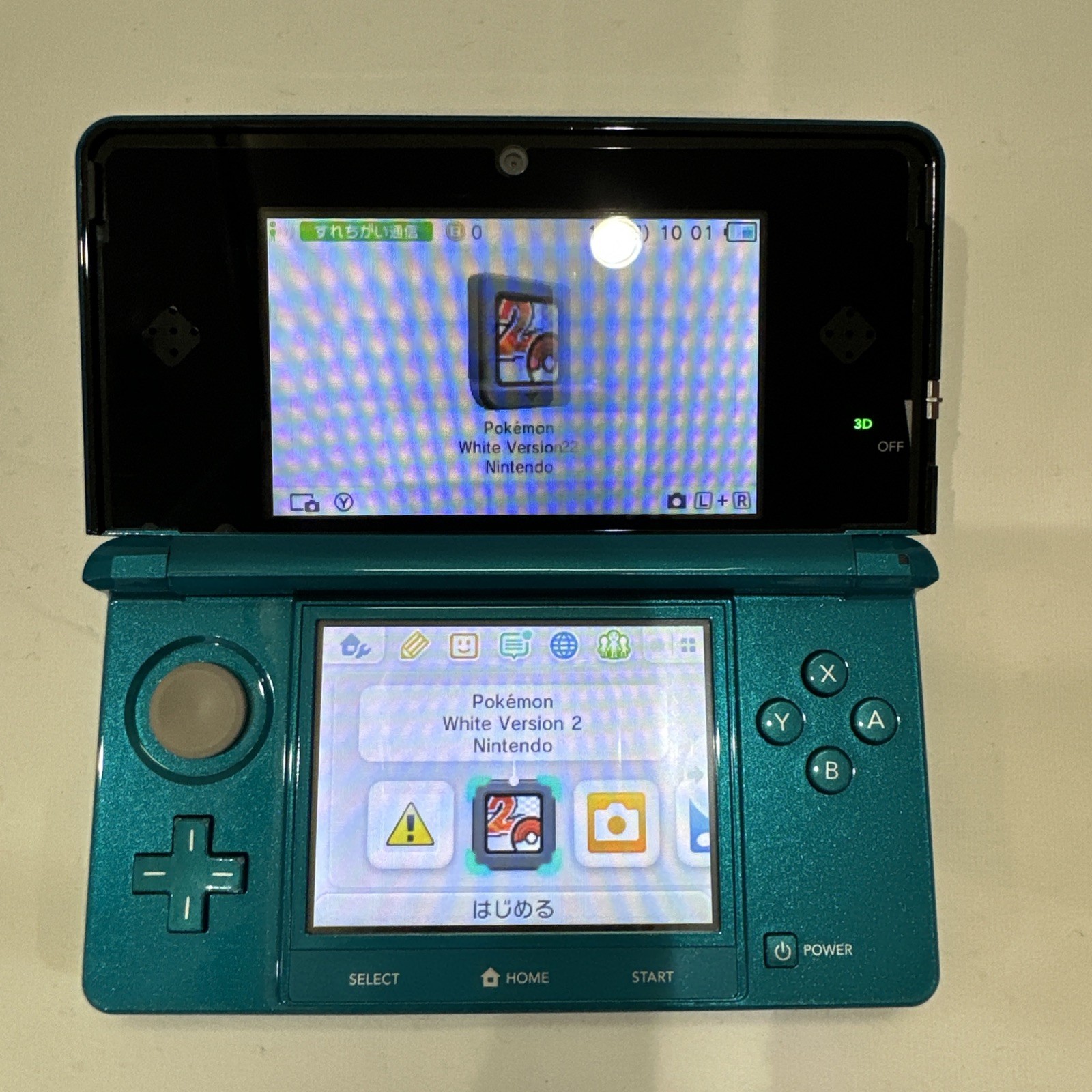 *TESTED* JAPANESE Nintendo 3DS Aqua Blue Console Complete In Box CIB #G67