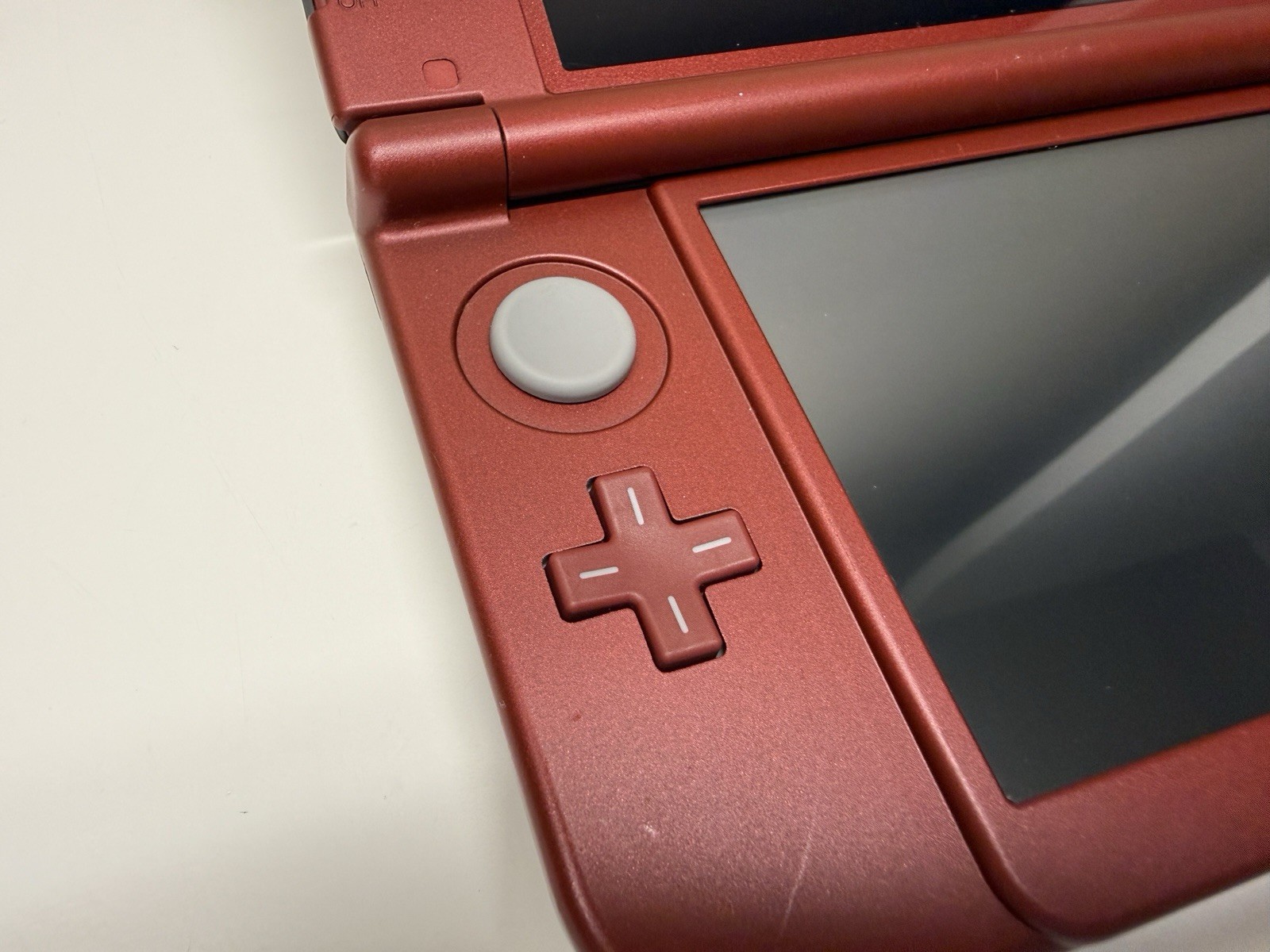 NICE! New Nintendo 3DS XL Red Console US Model – TOP IPS Tested W Charger Stylus