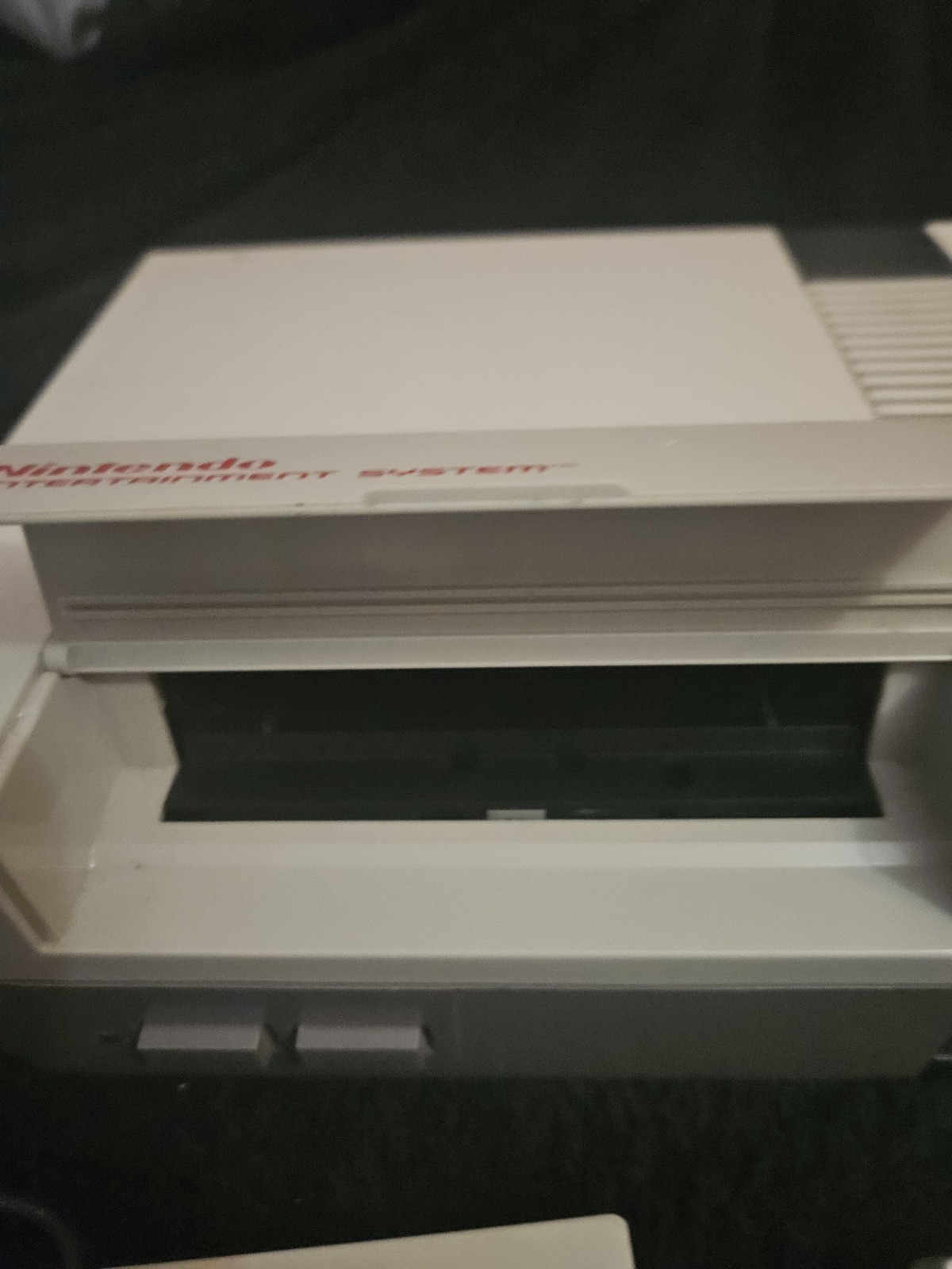 Vintage Nintendo NES Console 2 Controllers Golf Jeopardy TESTED Clean No Yellow