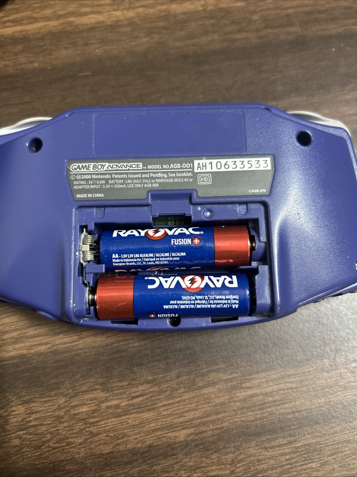 Nintendo Game Boy Advance Handheld Game Console/Games/Case/Batteries AGB-001