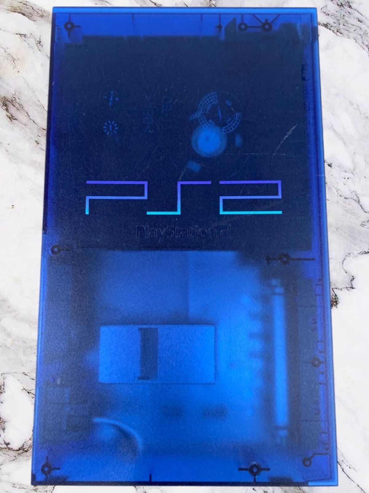 Sony PS2 SCPH-37000 PlayStation 2 Ocean Blue Body Tested Exc++ condition