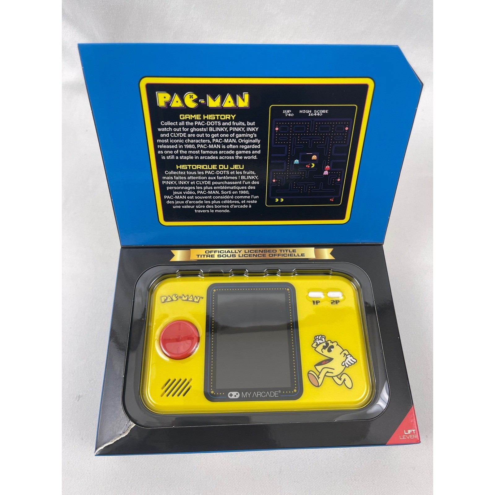 My Arcade Pocket Player Pro Pac-Man Portable Handheld Gaming System Yellow