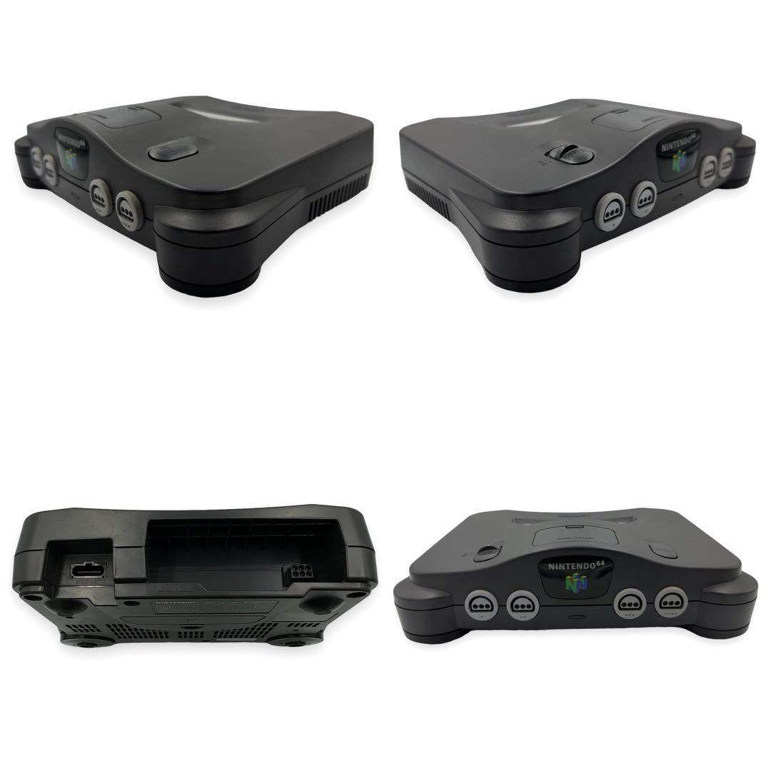 Nintendo 64 N64 Game Console System NUS-001 Black Tested w/box