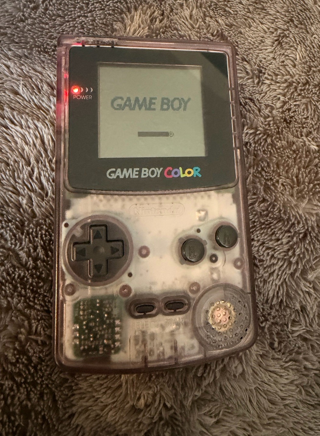 Nintendo Game Boy Color Bundle Atomic Purple 4 Games Charger Case Tested