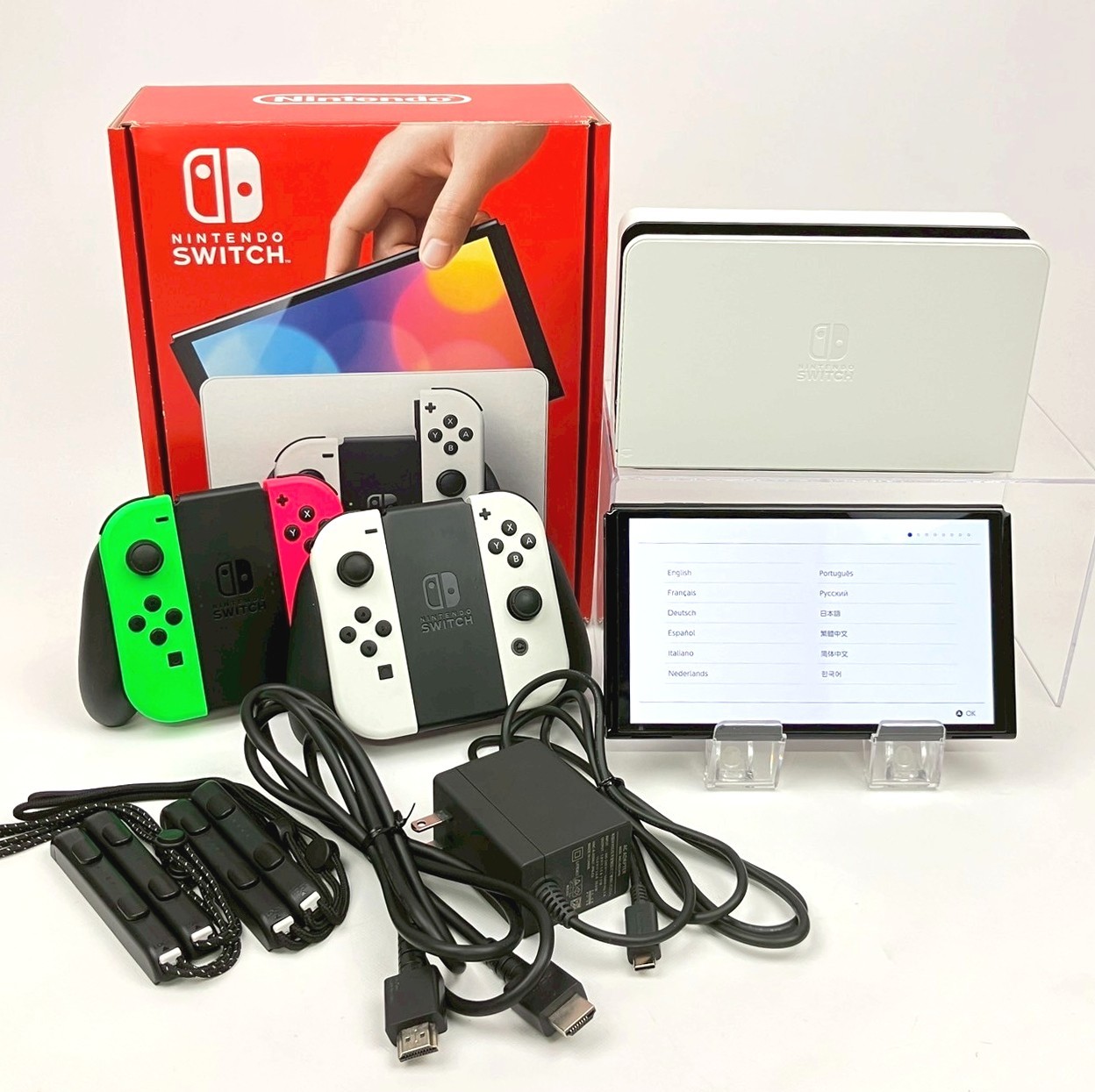 Nintendo Switch OLED White 64GB Console All Accessories Selectable Set 1Day Ship