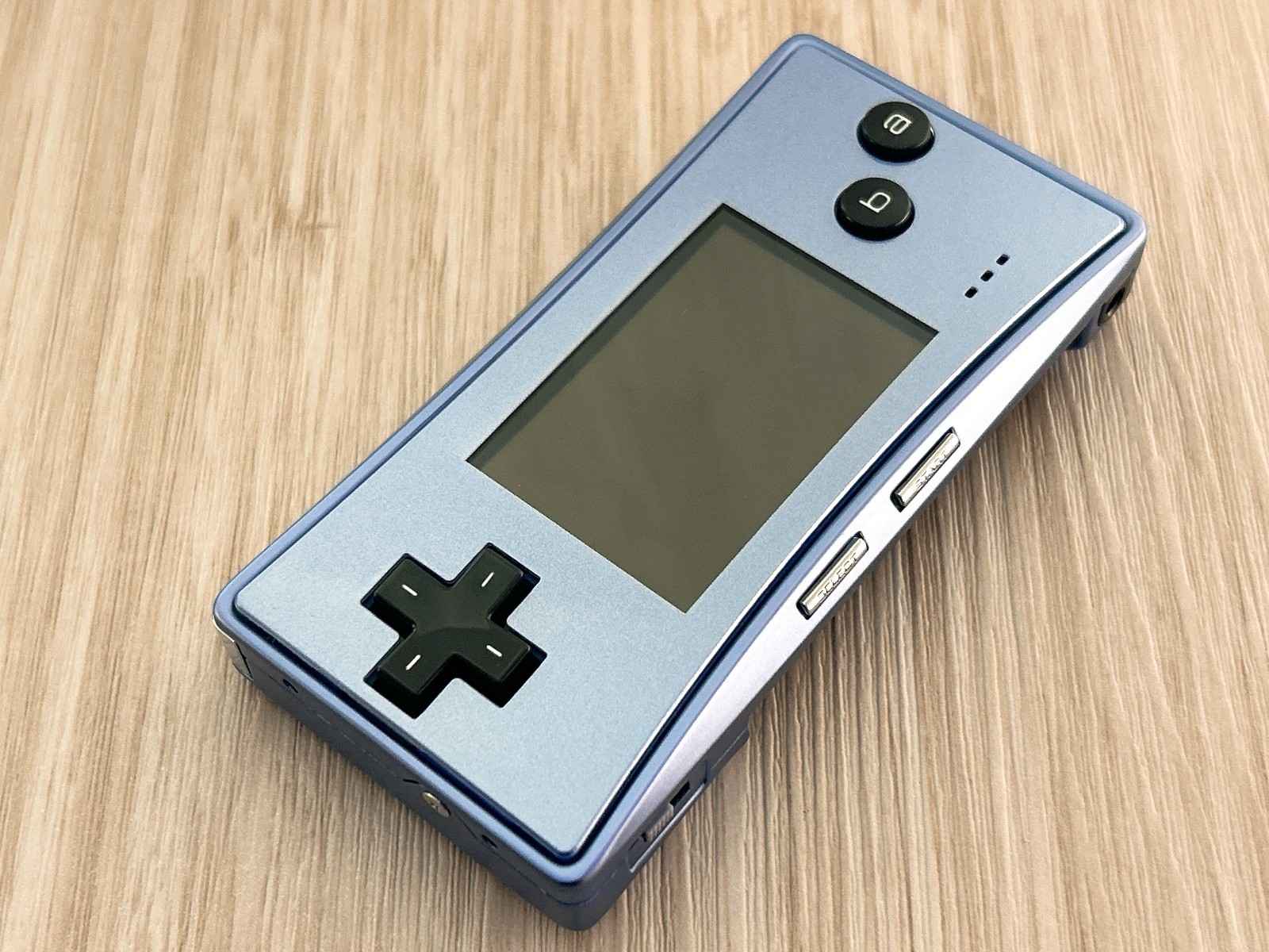 Mint – Nintendo GameBoy Micro Blue Console Tested w/ Charger & Case GBM
