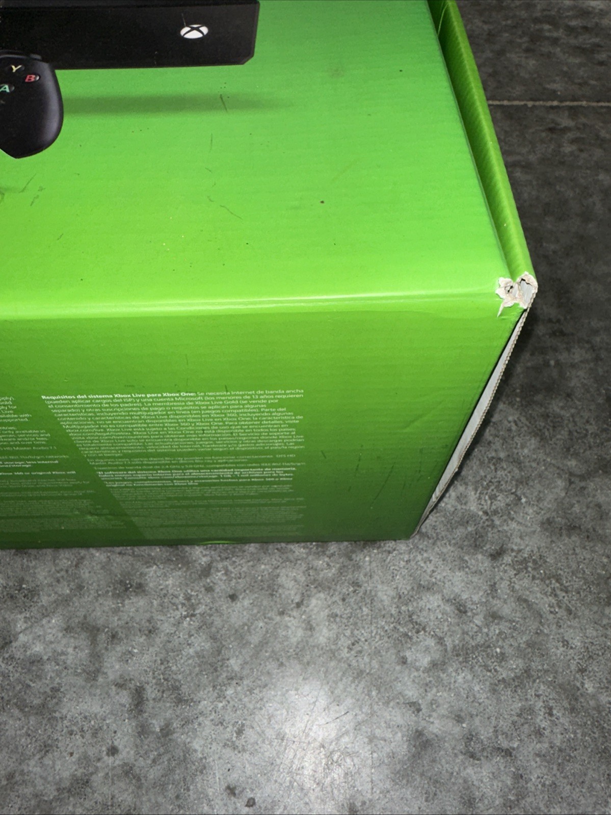 Microsoft Xbox One Black Console 500GB In Box With Controller And Power Cord
